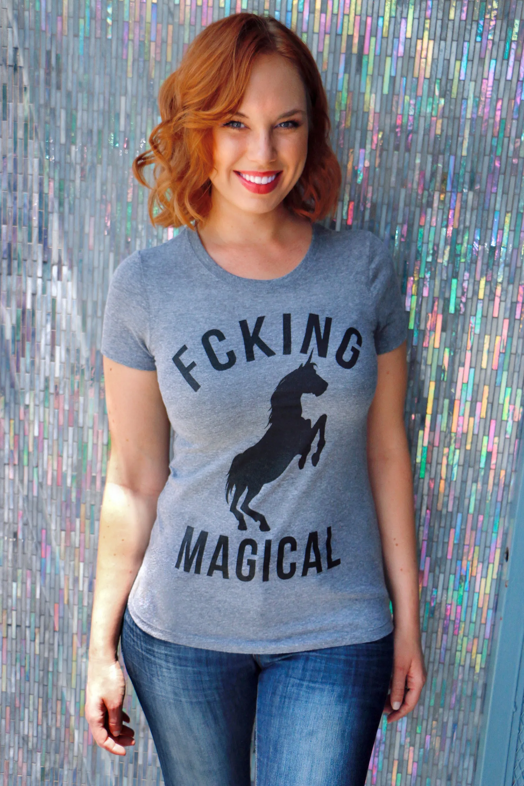Fcking Magical Women's T Shirt sold by Crazy Dog T-Shirts product image thumbnail 3
