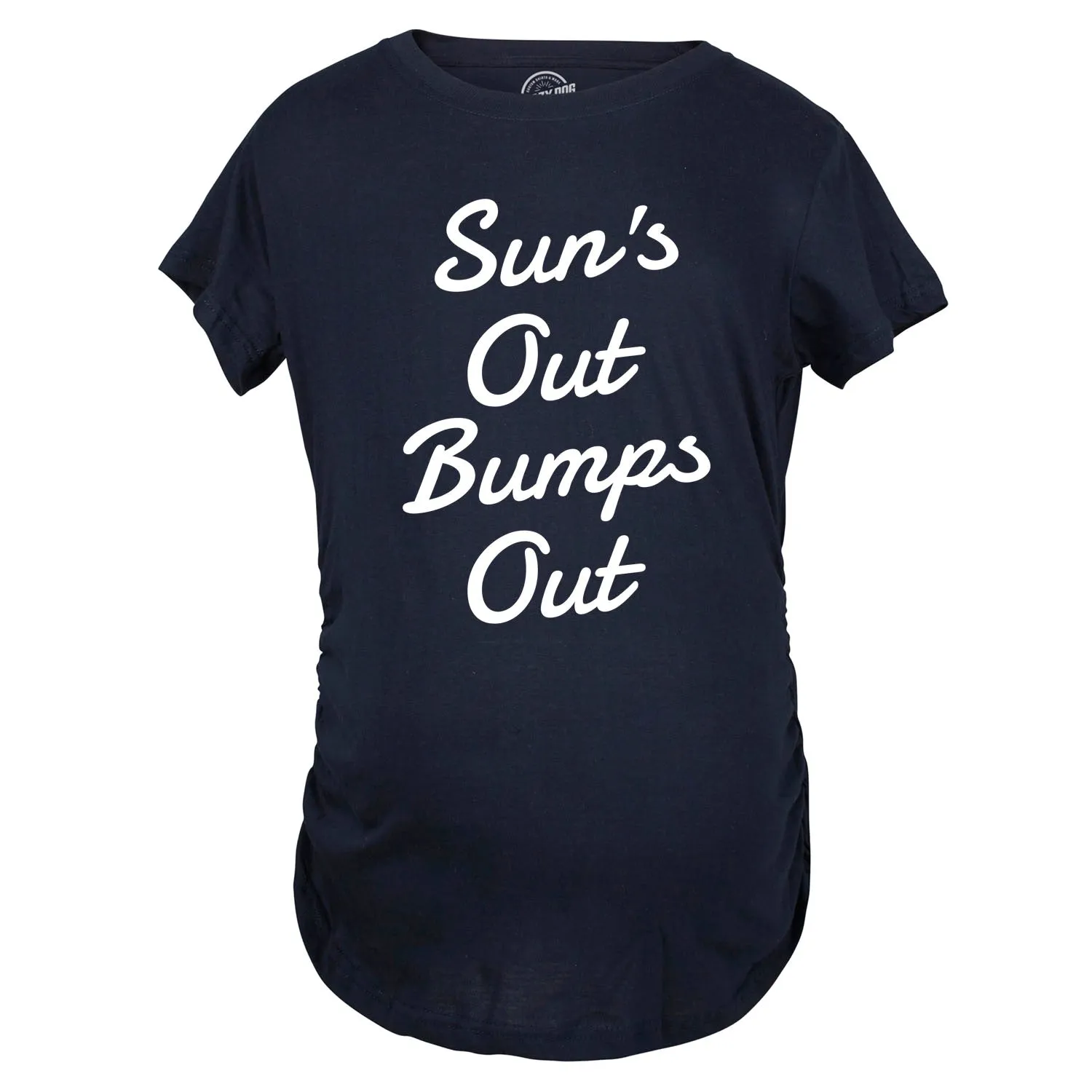 Suns Out Bumps Out Maternity T Shirt sold by Crazy Dog T-Shirts product image thumbnail 3