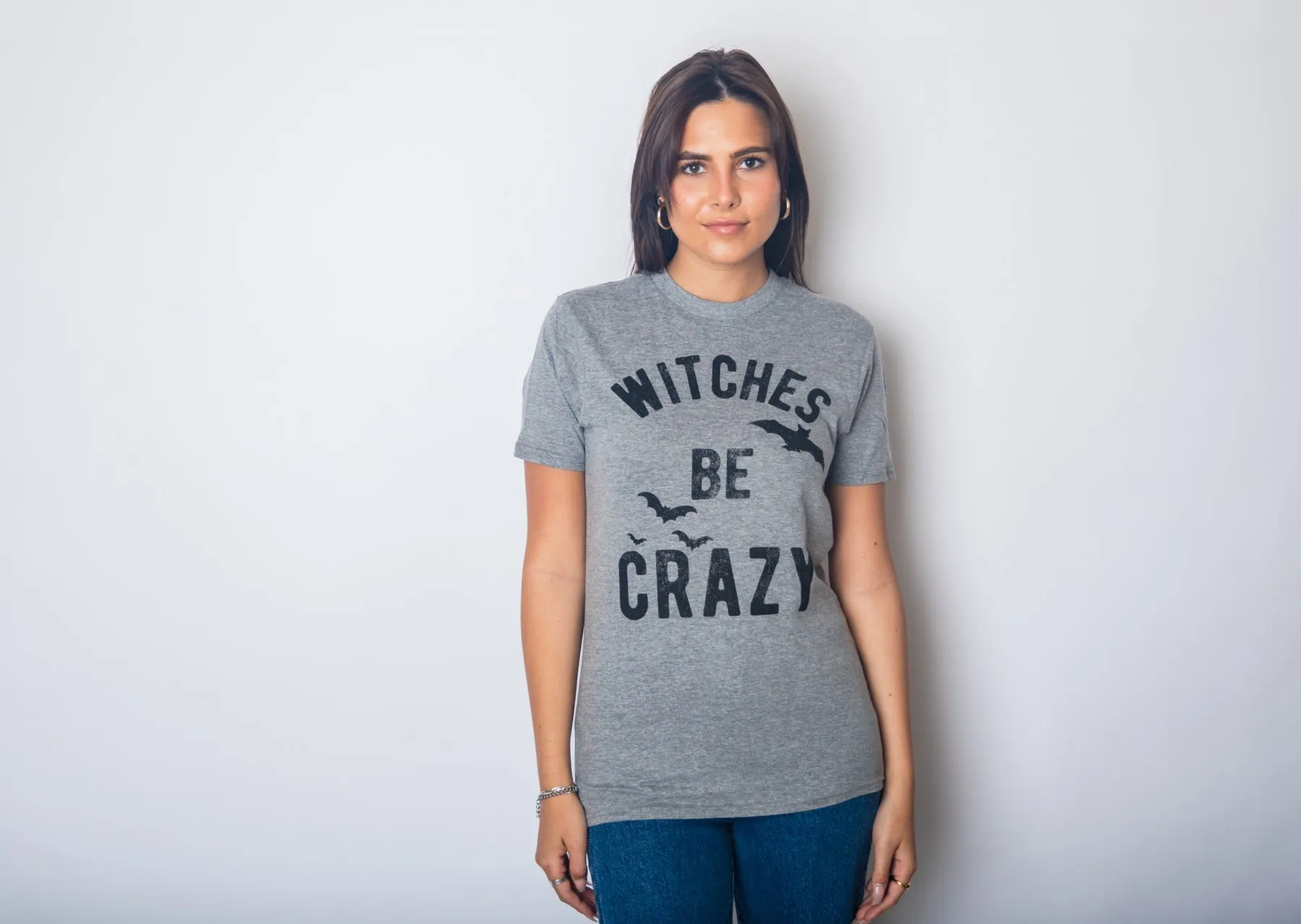 Witches Be Crazy Women's T Shirt sold by Crazy Dog T-Shirts product image thumbnail 3