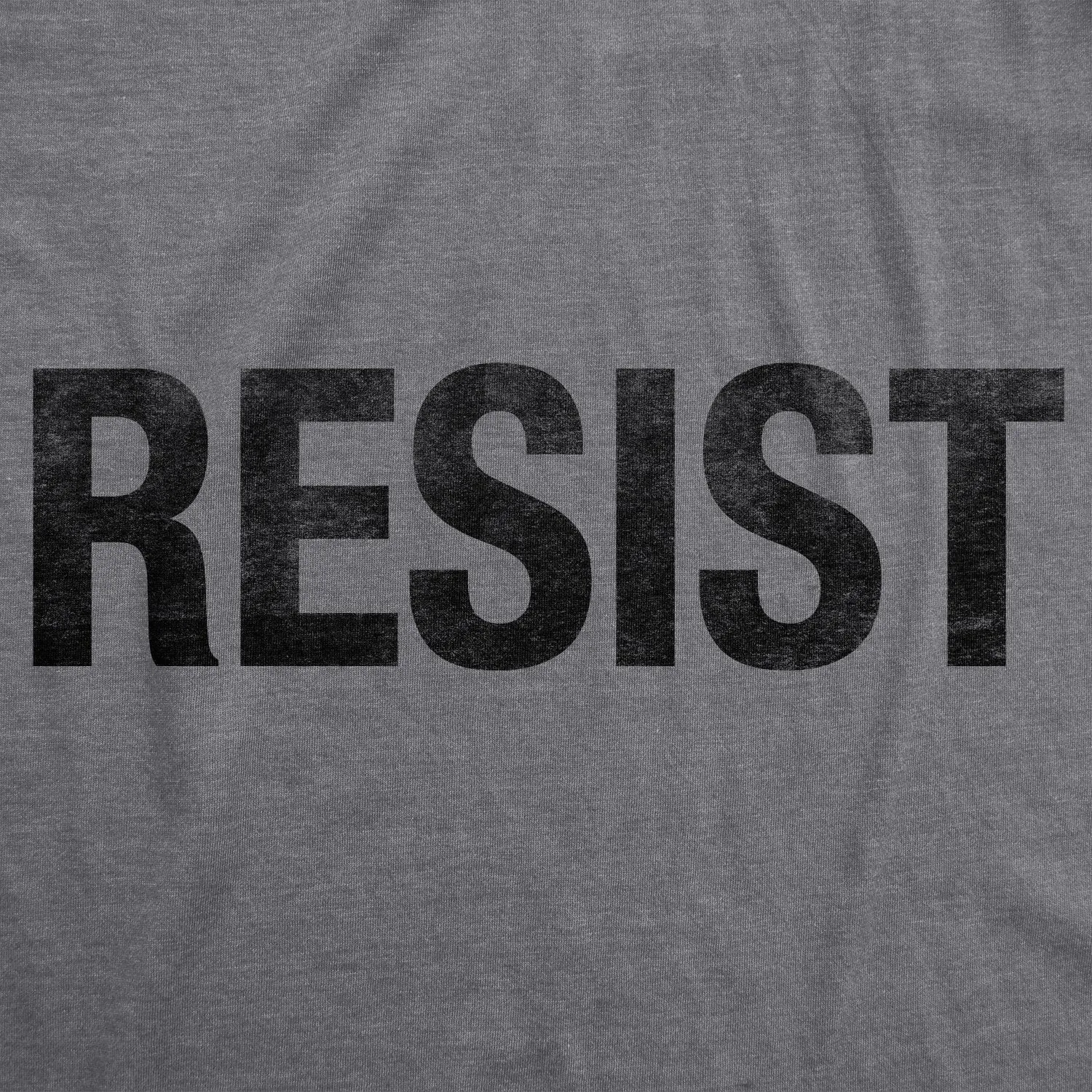 Womens Resist T Shirts Political Anti Authority Protest Tees Rebel Rally March Tee sold by Crazy Dog T-Shirts product image thumbnail 5