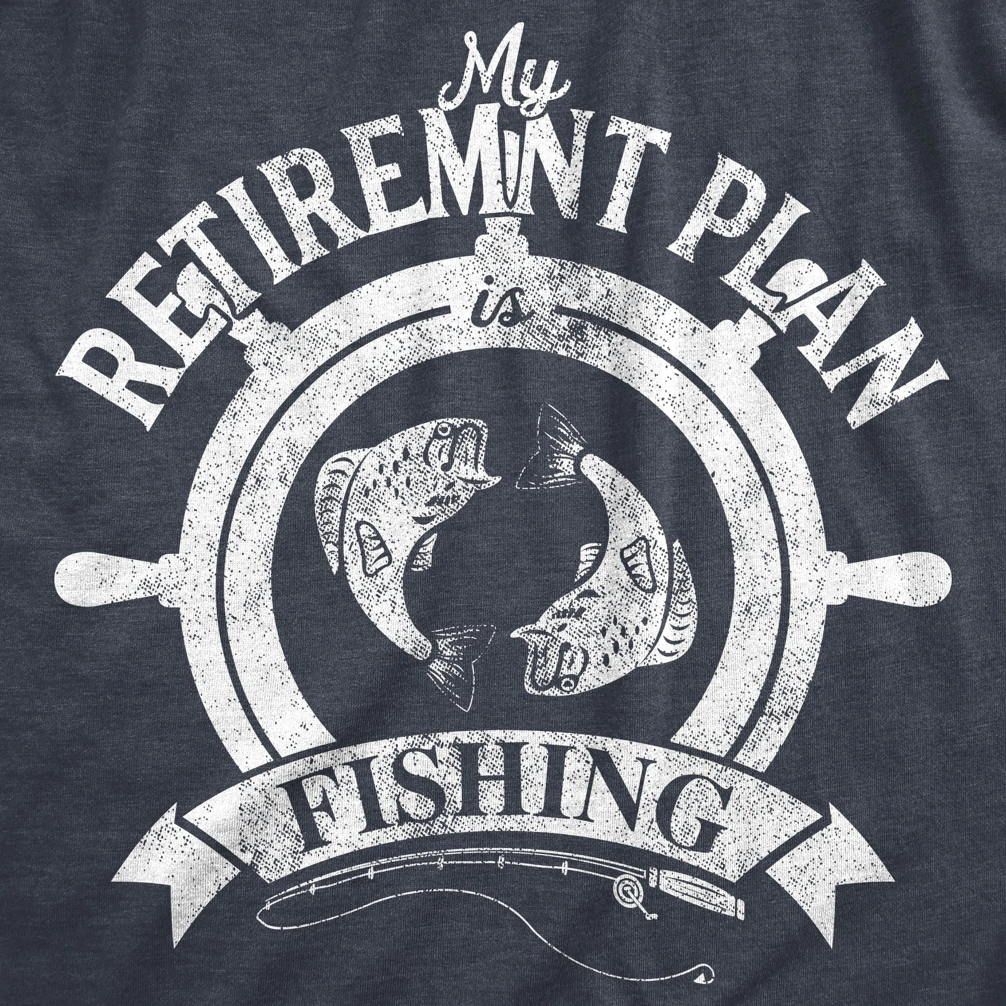 My Retirement Plan Is Fishing Men's T Shirt sold by Crazy Dog T-Shirts product image thumbnail 2