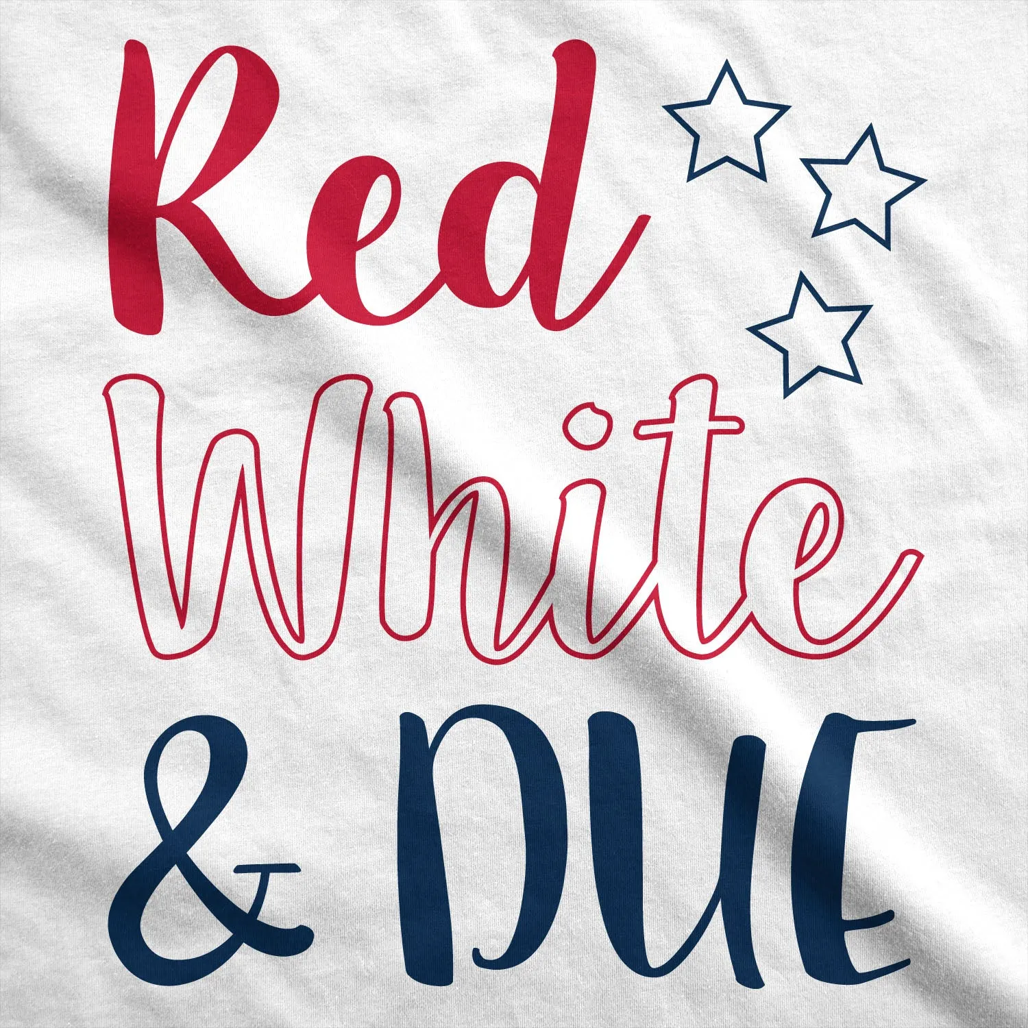 Red White And Due Maternity T Shirt sold by Crazy Dog T-Shirts product image thumbnail 2