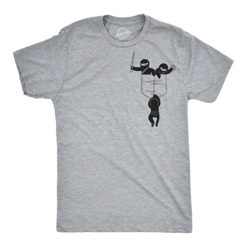 Pocket Ninjas Men's T Shirt sold by Crazy Dog T-Shirts