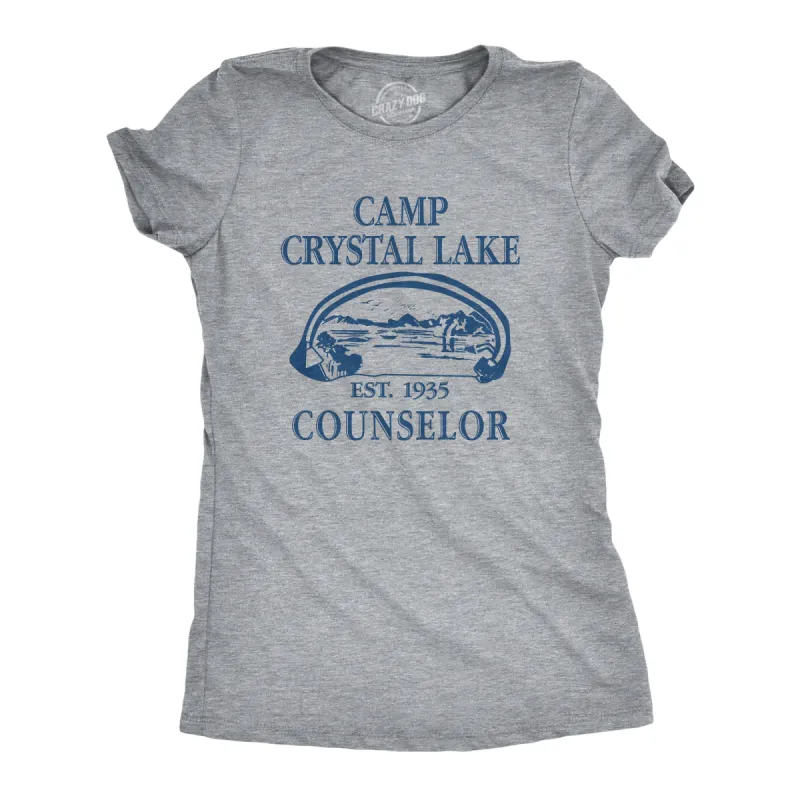 Camp Crystal Lake Women's T Shirt sold by Crazy Dog T-Shirts
