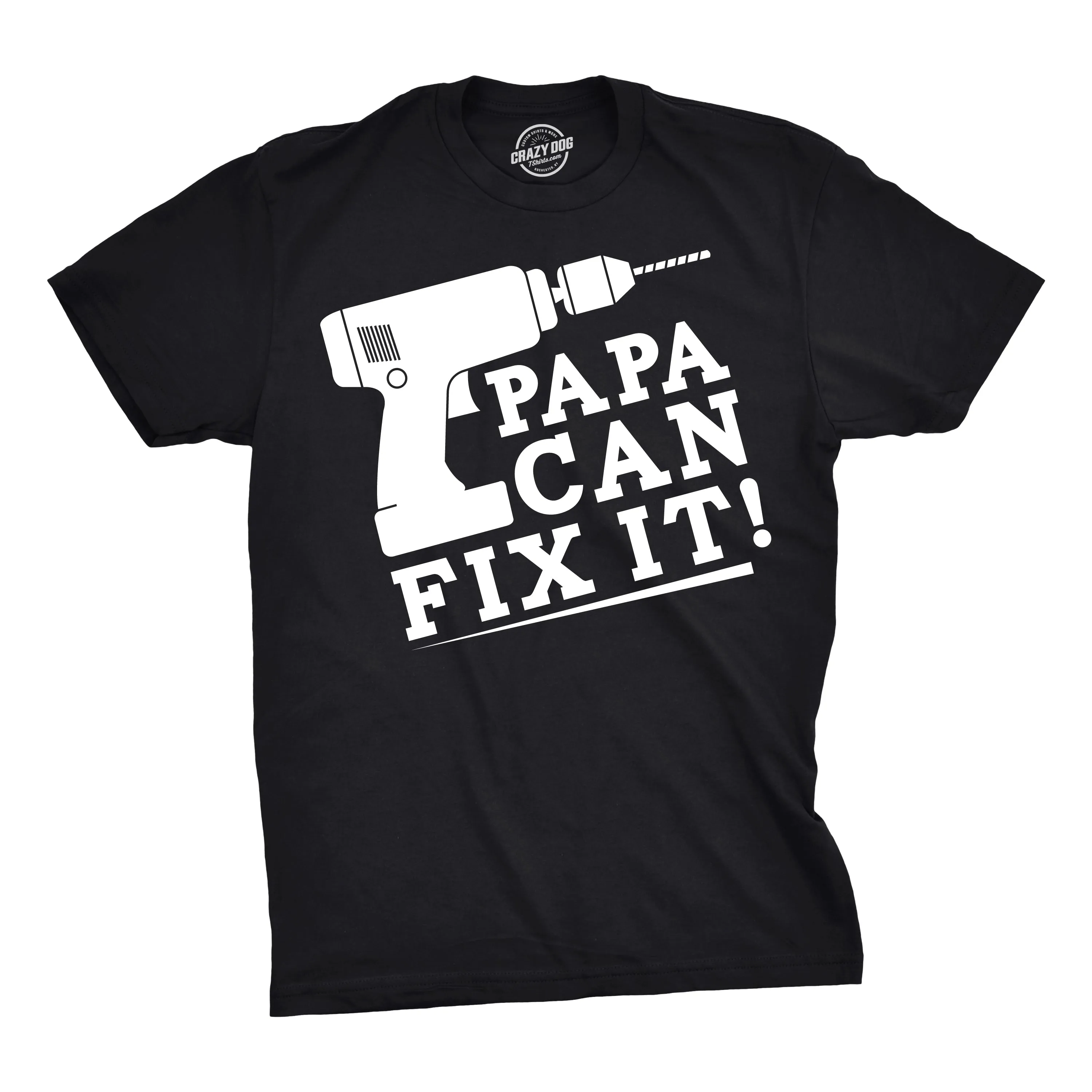 Papa Can Fix It Men's T Shirt sold by Crazy Dog T-Shirts