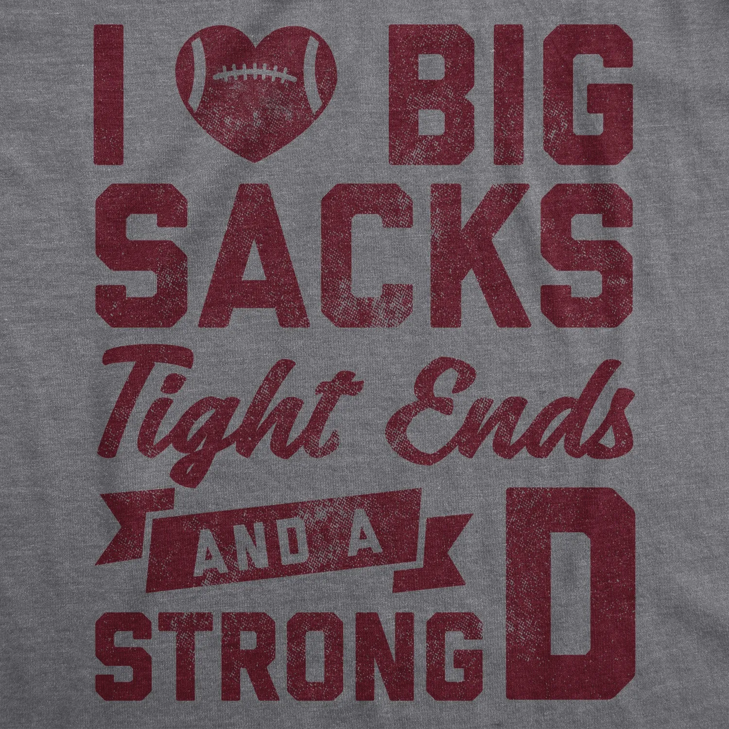 I Love Big Sacks Women's T Shirt sold by Crazy Dog T-Shirts product image thumbnail 2