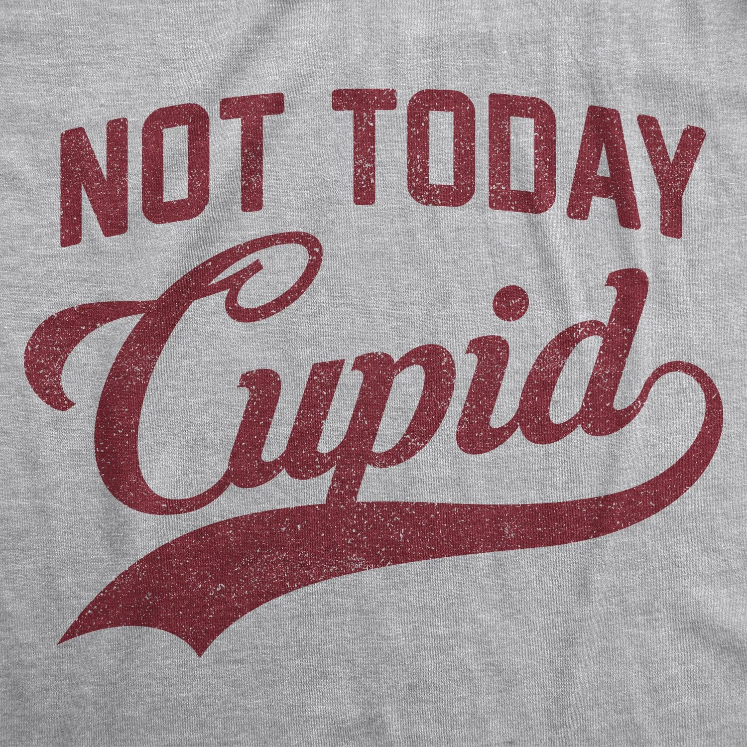 Not Today Cupid Women's T Shirt sold by Crazy Dog T-Shirts product image thumbnail 2