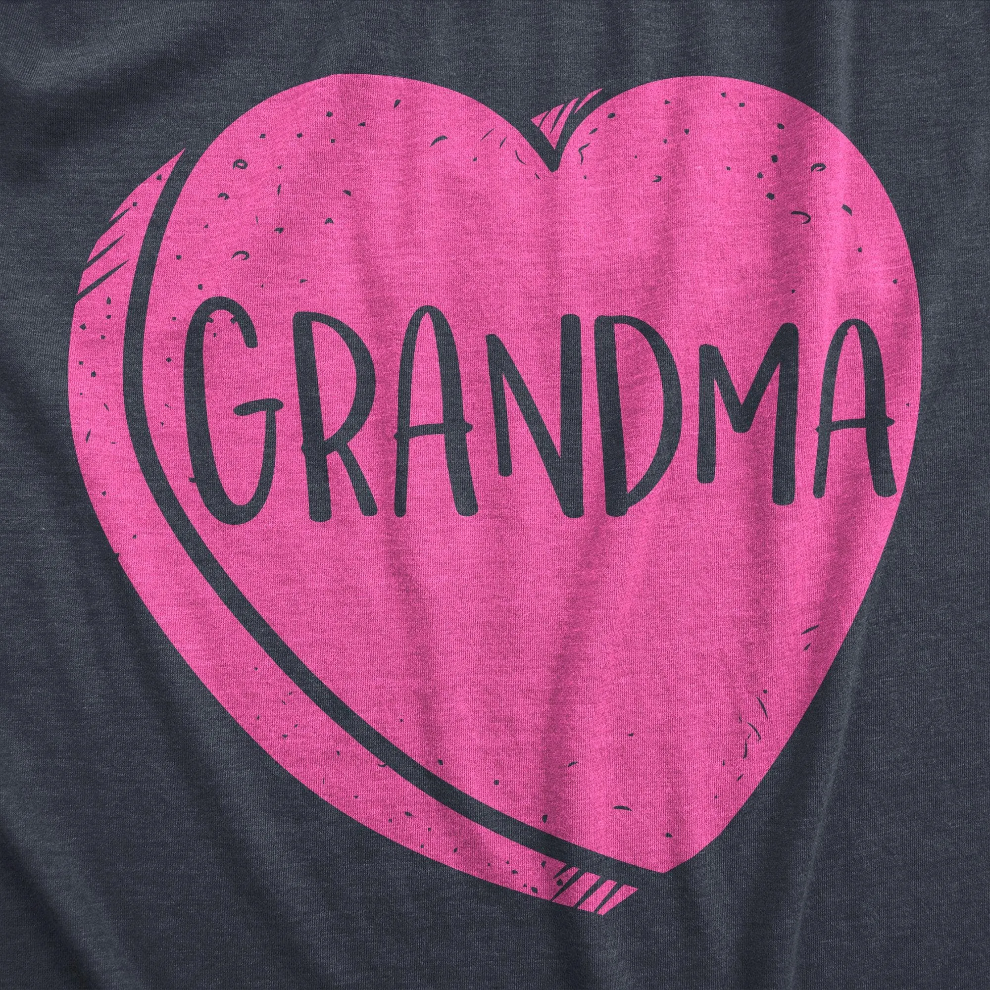 Grandma Candy Heart Women's T Shirt sold by Crazy Dog T-Shirts product image thumbnail 2