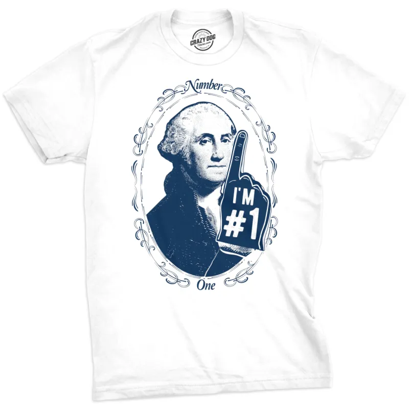 George Washington #1 Men's T Shirt sold by Crazy Dog T-Shirts