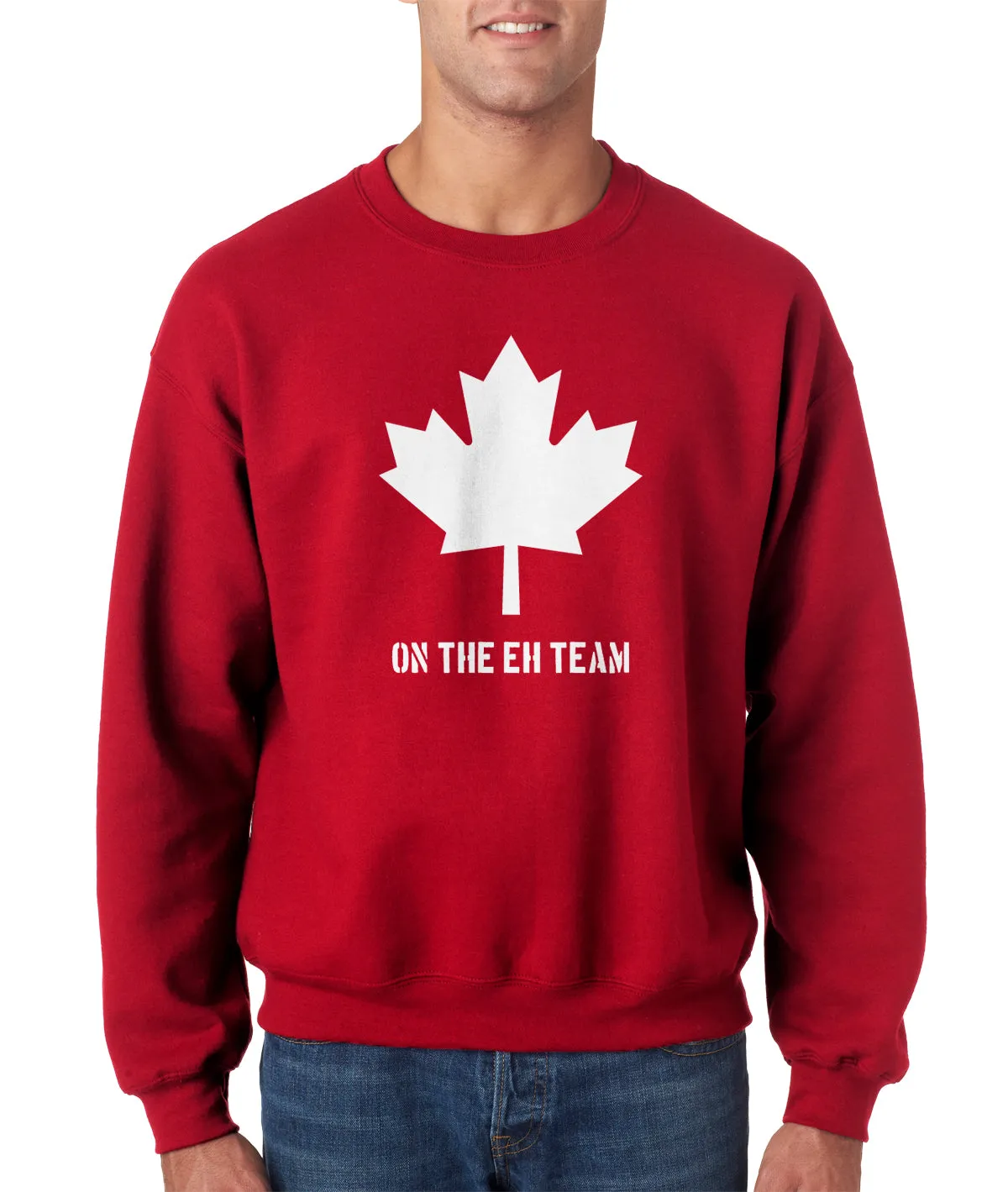 On The Eh Team Crew Neck Sweatshirt sold by Crazy Dog T-Shirts