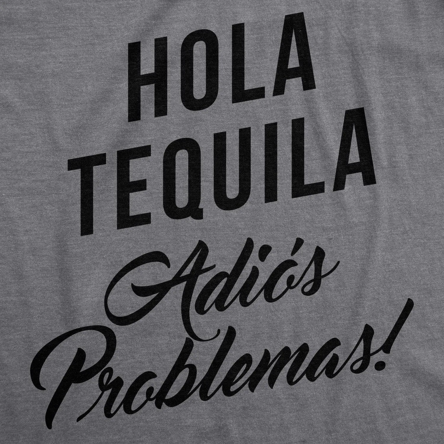 Hola Tequila Adios Problemas Men's T Shirt sold by Crazy Dog T-Shirts product image thumbnail 3