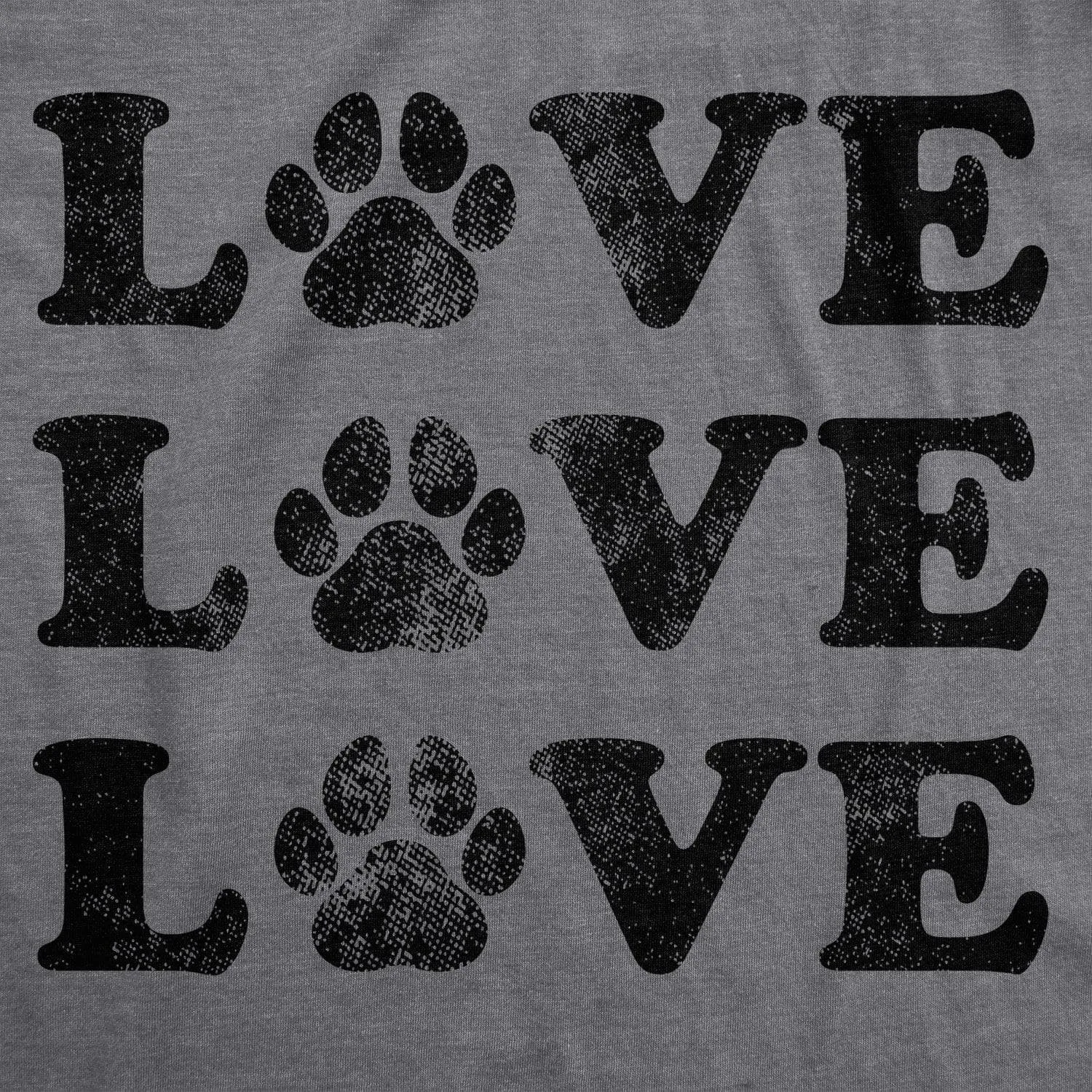 Love 3 Paws Women's T Shirt sold by Crazy Dog T-Shirts product image thumbnail 2