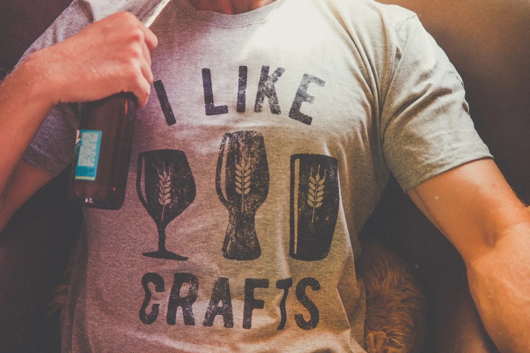 I Like Crafts Men's T Shirt sold by Crazy Dog T-Shirts product image thumbnail 4