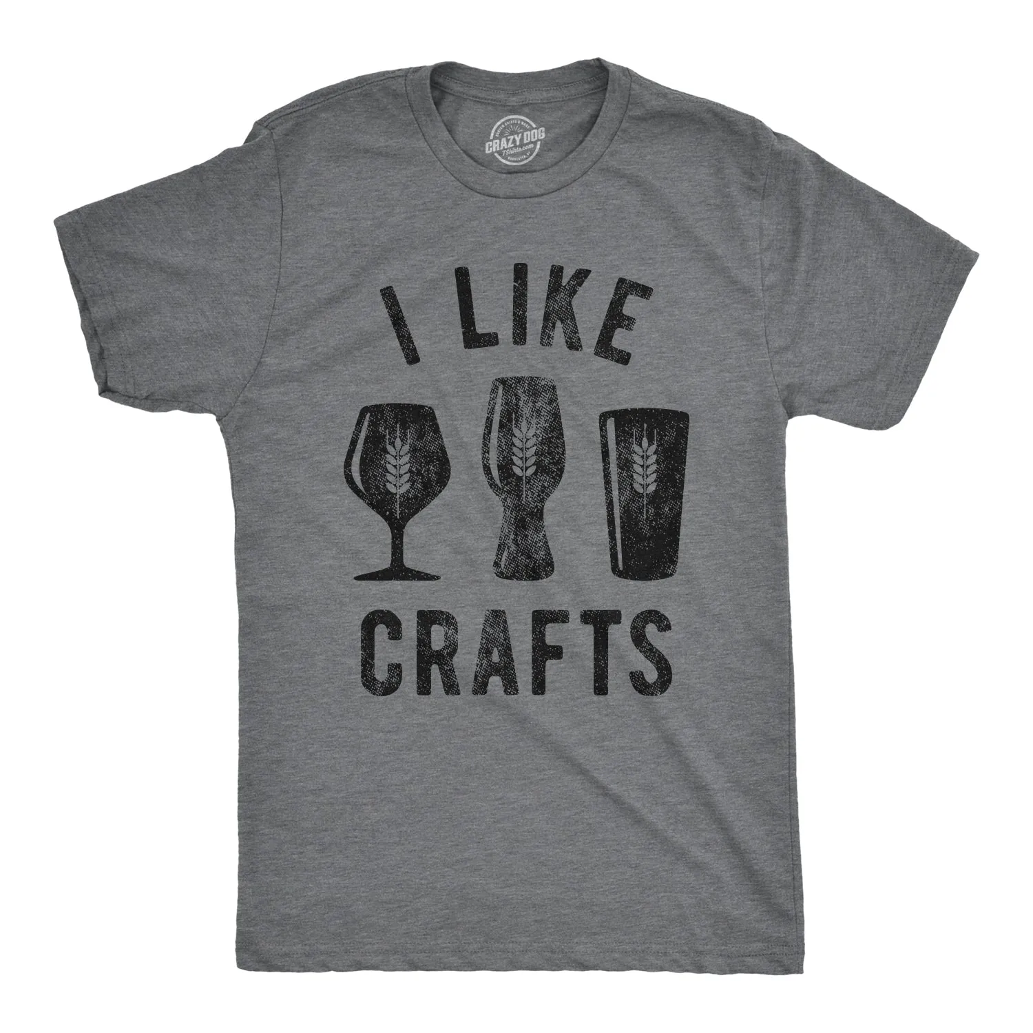 I Like Crafts Men's T Shirt sold by Crazy Dog T-Shirts