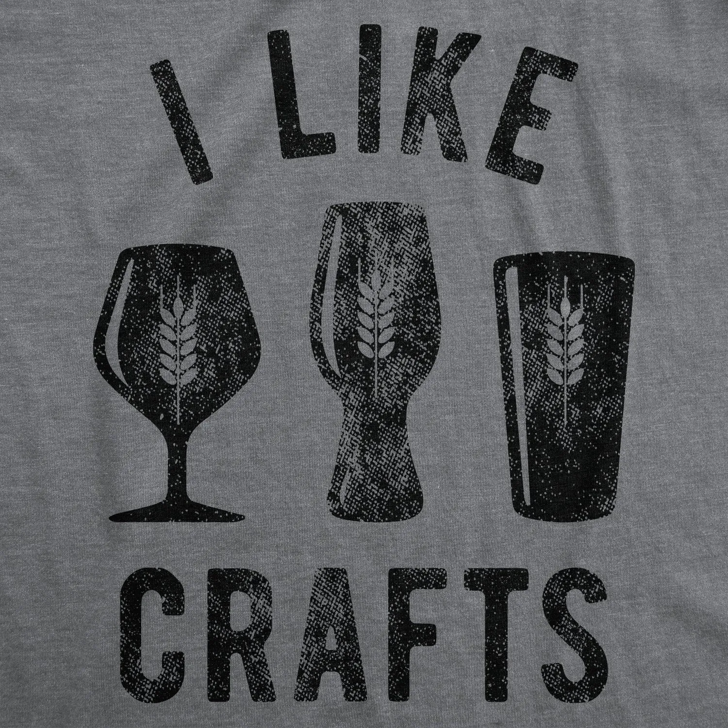 I Like Crafts Men's T Shirt sold by Crazy Dog T-Shirts product image thumbnail 2