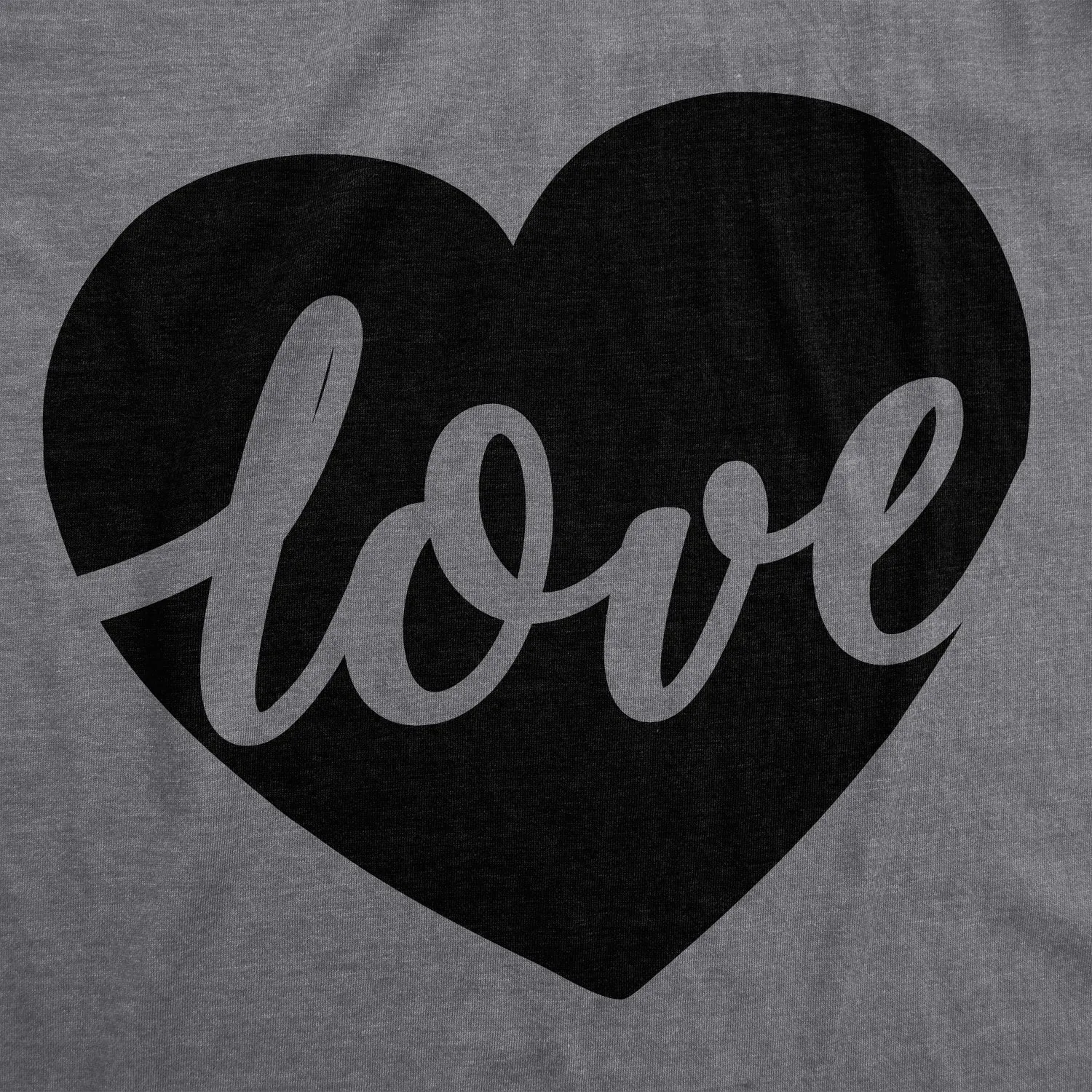 Love Heart Script Women's T Shirt sold by Crazy Dog T-Shirts product image thumbnail 2