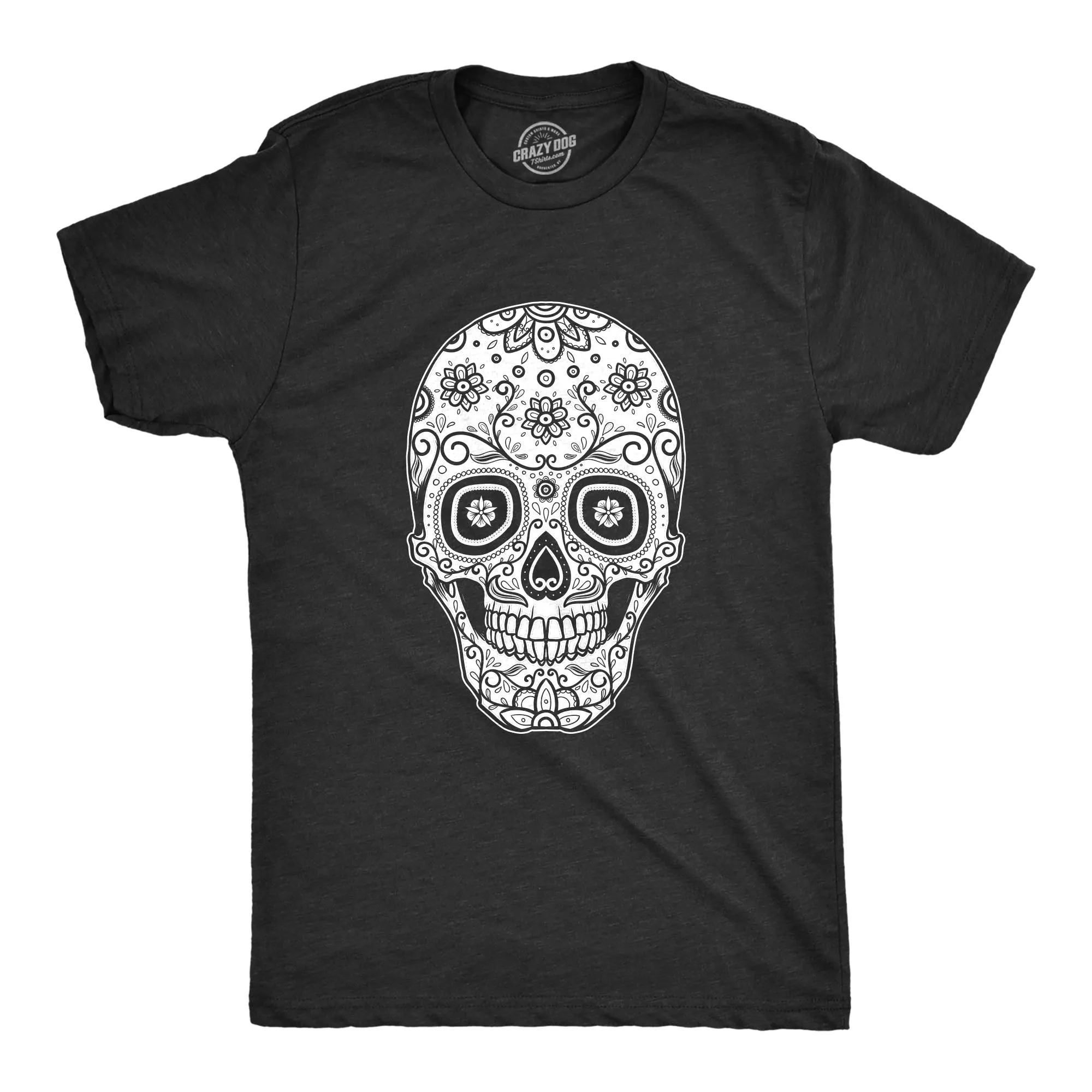 Sugar Skull Cinco De Mayo Men's T Shirt sold by Crazy Dog T-Shirts