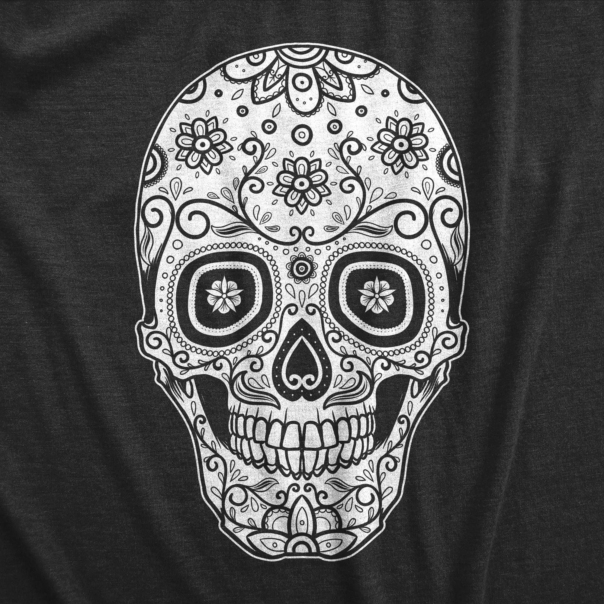 Sugar Skull Cinco De Mayo Men's T Shirt sold by Crazy Dog T-Shirts product image thumbnail 2