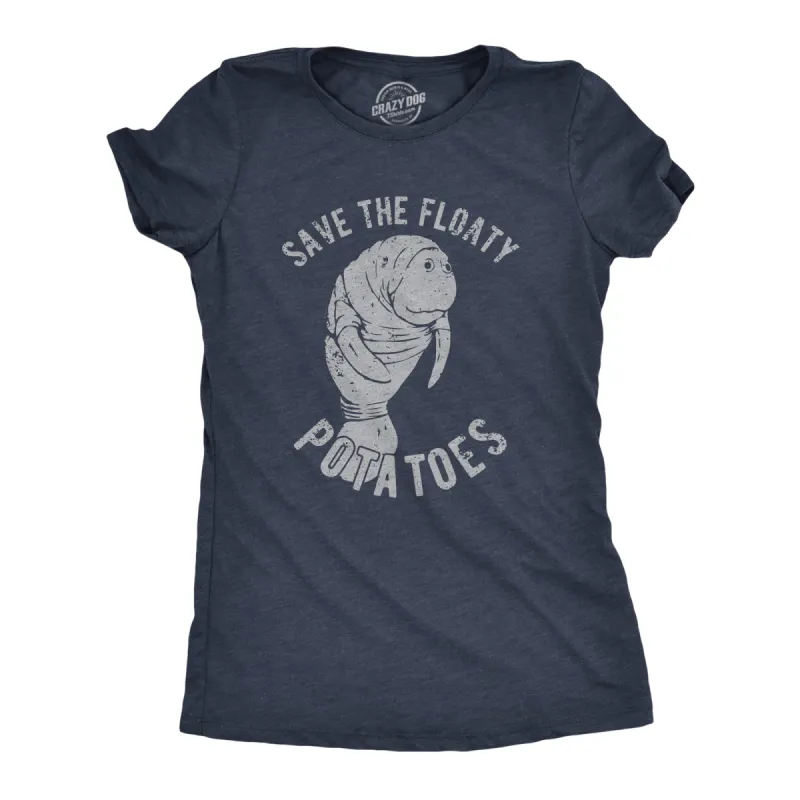 Save The Floaty Potatoes Women's T Shirt sold by Crazy Dog T-Shirts
