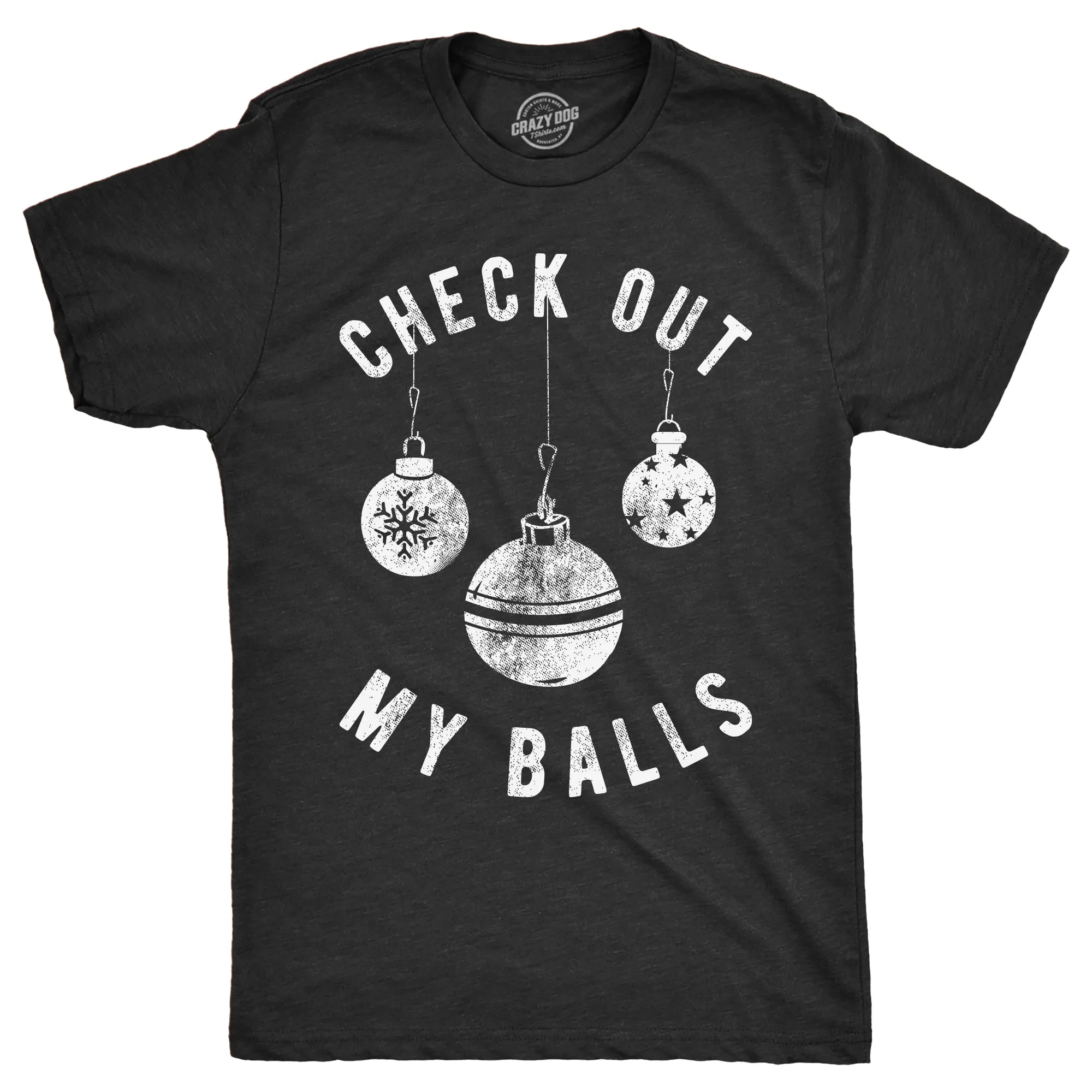 Check Out My Balls Men's T Shirt sold by Crazy Dog T-Shirts product image thumbnail 4