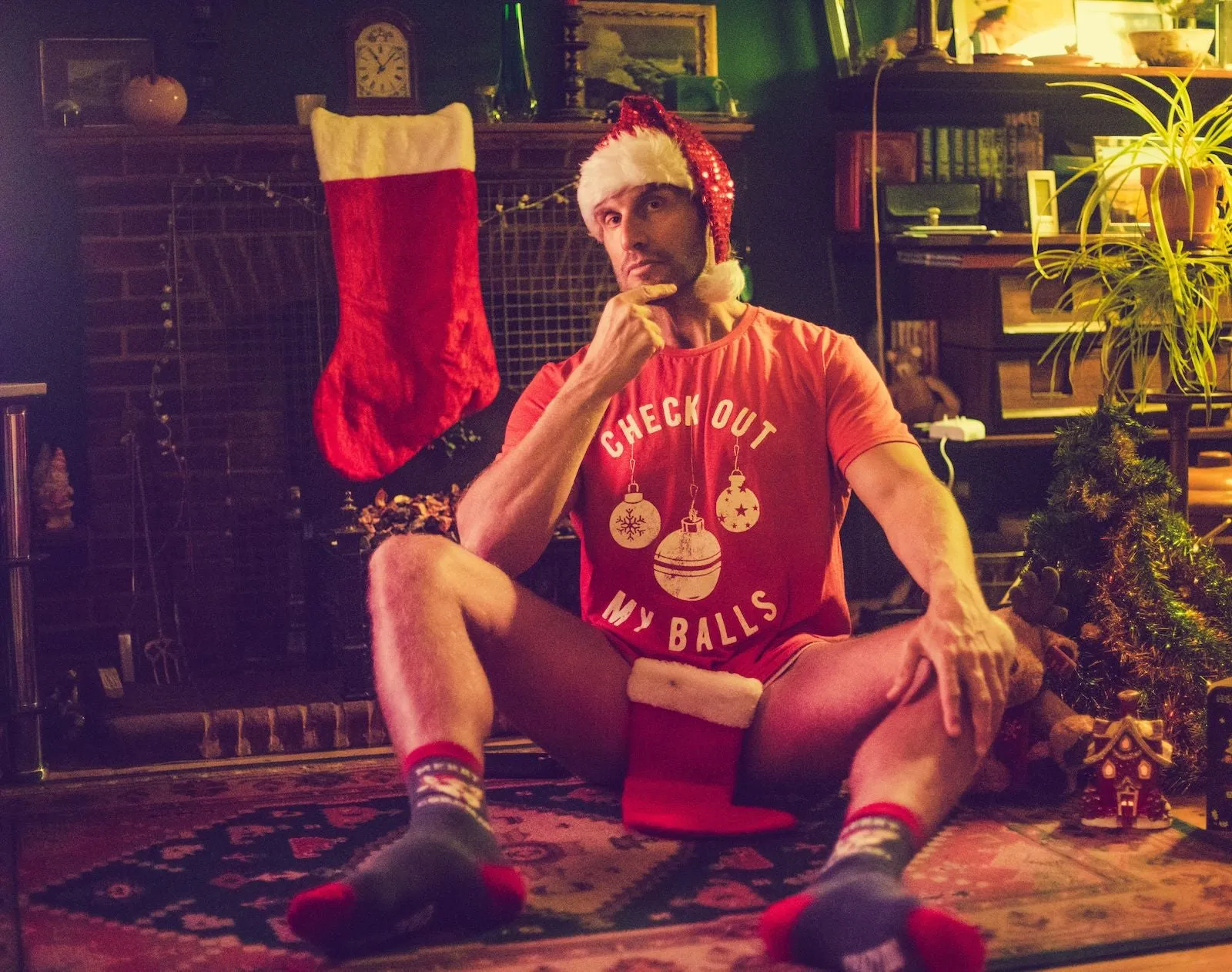 Check Out My Balls Men's T Shirt sold by Crazy Dog T-Shirts product image thumbnail 3