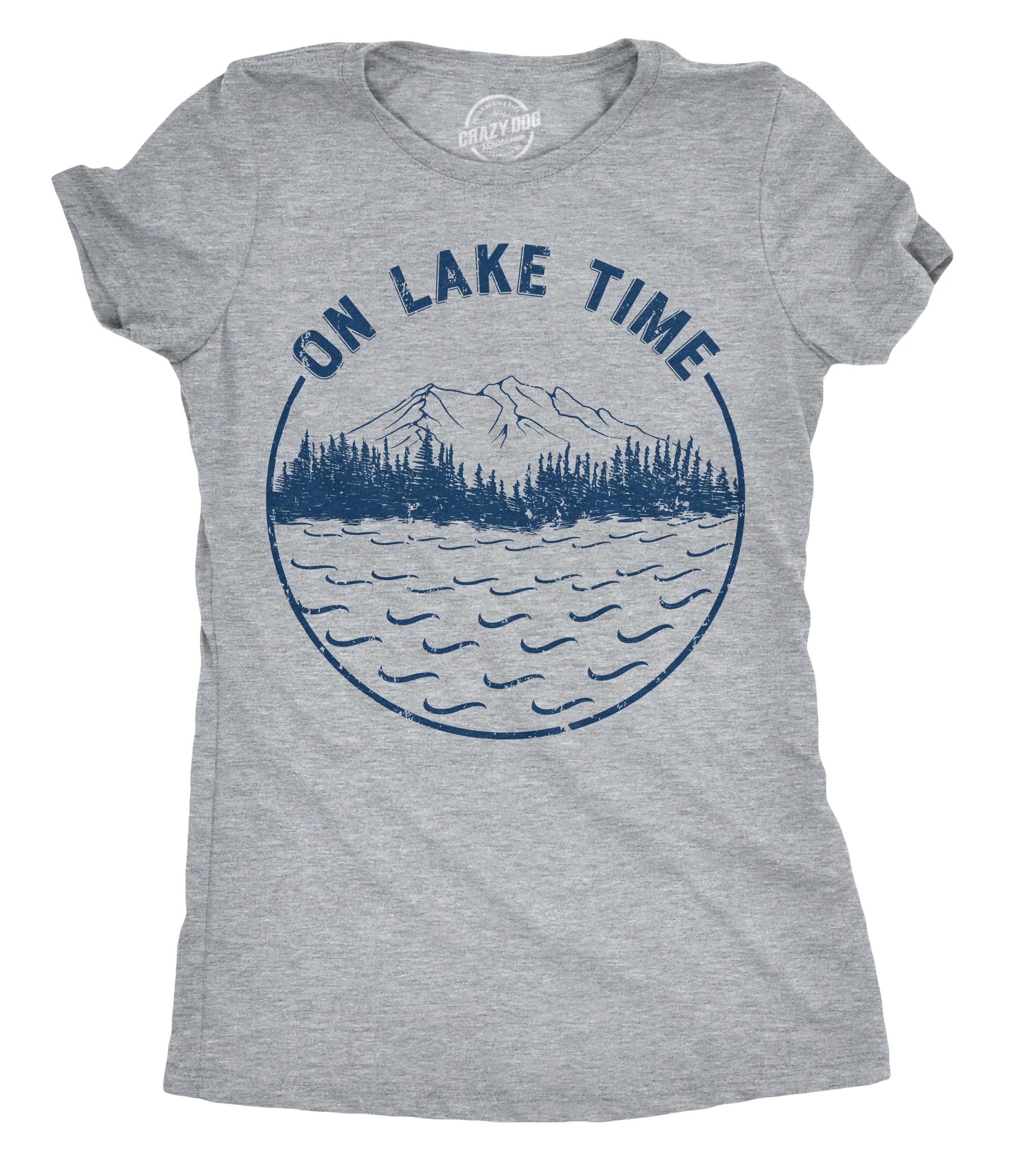 On Lake Time Women's T Shirt sold by Crazy Dog T-Shirts