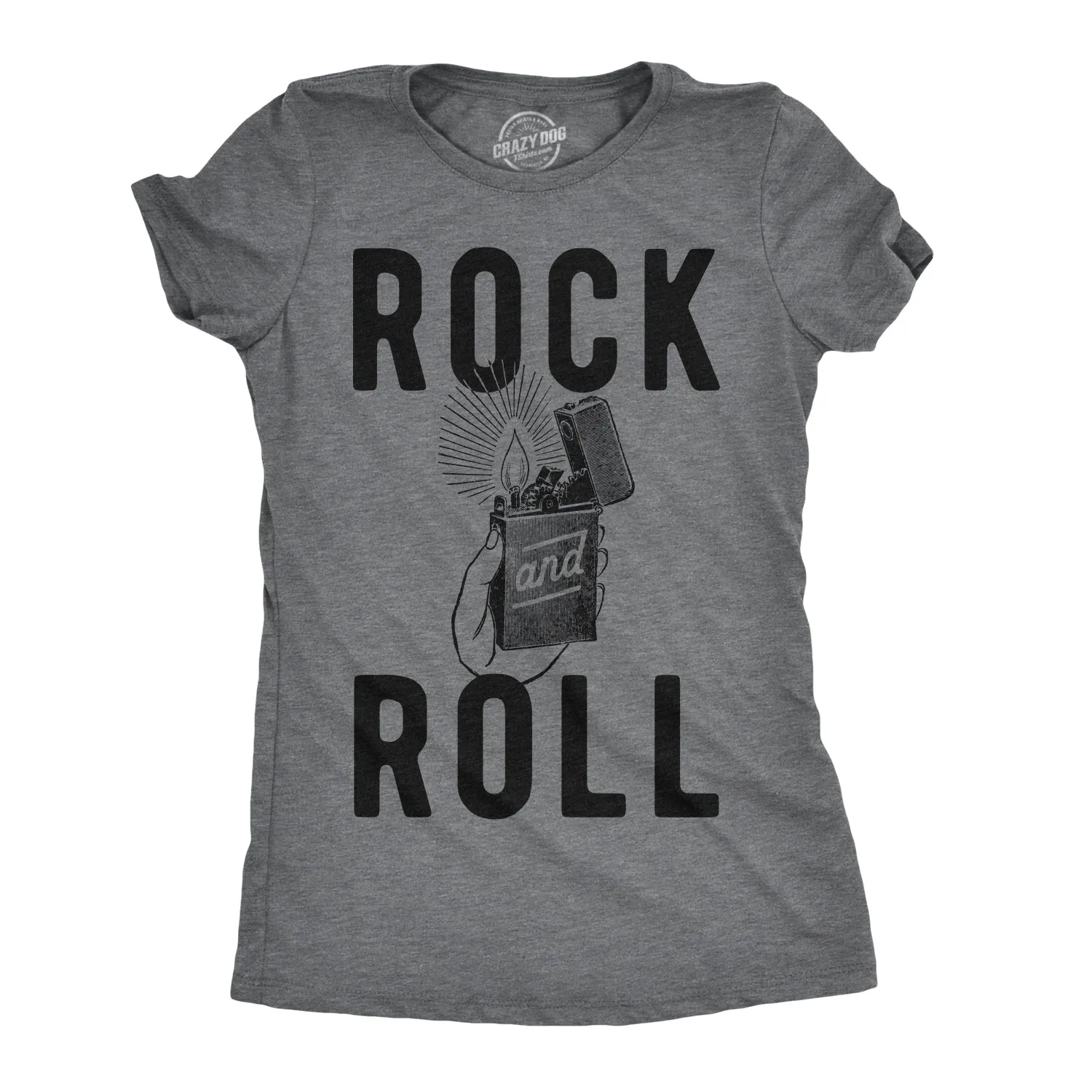 Rock And Roll Women's T Shirt sold by Crazy Dog T-Shirts
