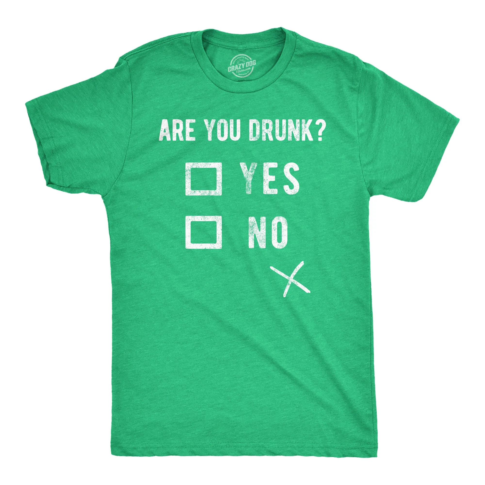 Are You Drunk? Men's T Shirt sold by Crazy Dog T-Shirts product image thumbnail 3