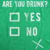 Are You Drunk? Men's T Shirt sold by Crazy Dog T-Shirts