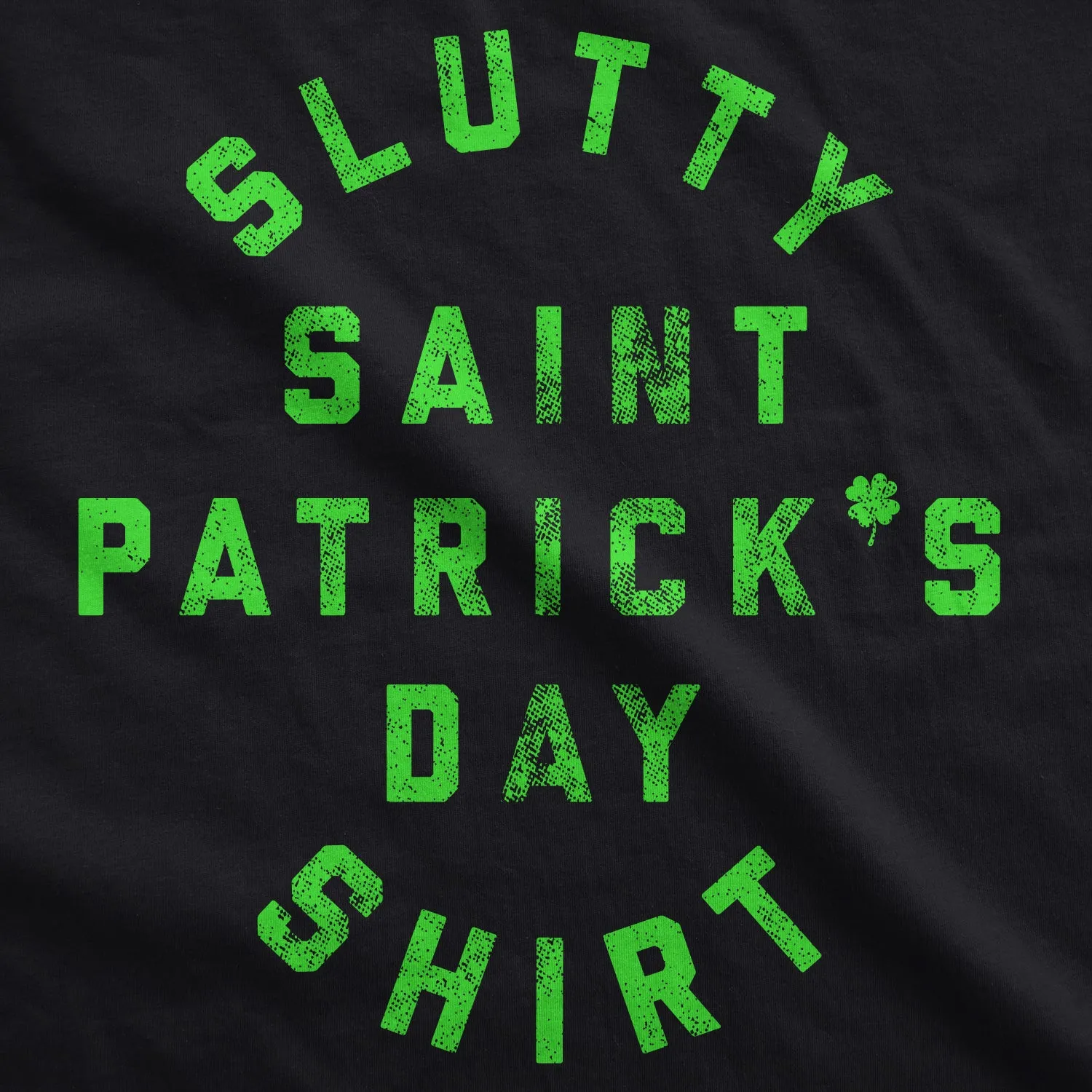 Slutty St. Patrick's Day Shirt Women's Tank Top sold by Crazy Dog T-Shirts product image thumbnail 2