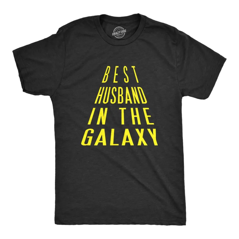Best Husband In The Galaxy Men's T Shirt sold by Crazy Dog T-Shirts