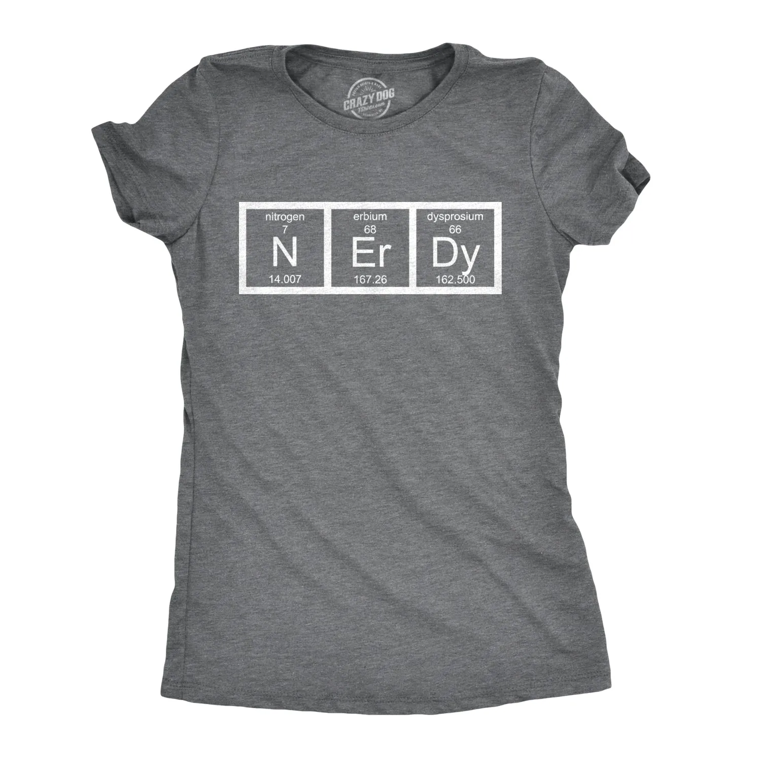 Nerdy Periodic Table Women's T Shirt sold by Crazy Dog T-Shirts product image thumbnail 4