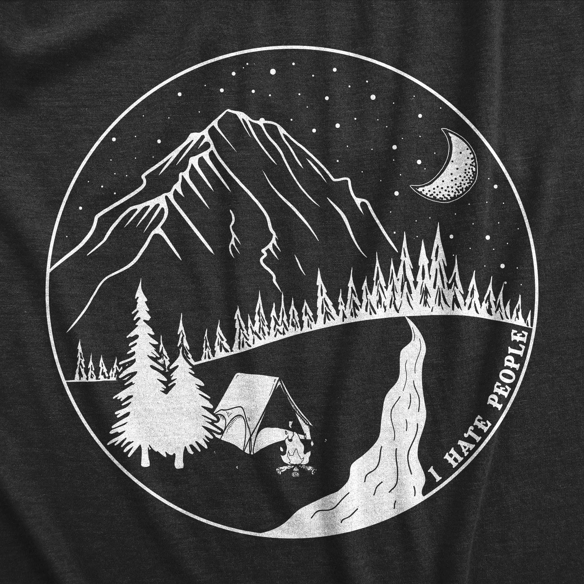 I Hate People Women's T Shirt sold by Crazy Dog T-Shirts product image thumbnail 2