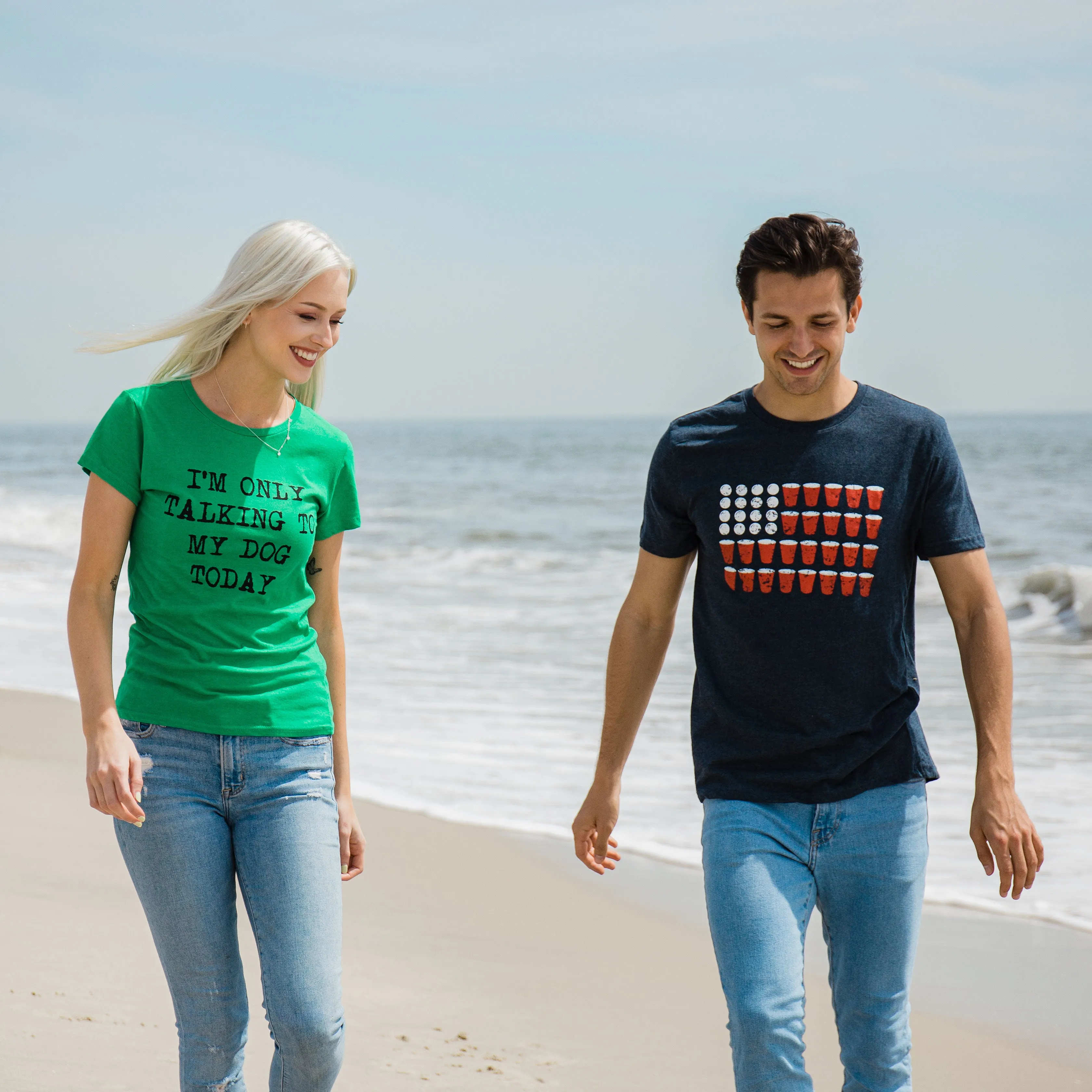 Beer Pong Flag Men's T Shirt sold by Crazy Dog T-Shirts product image thumbnail 4