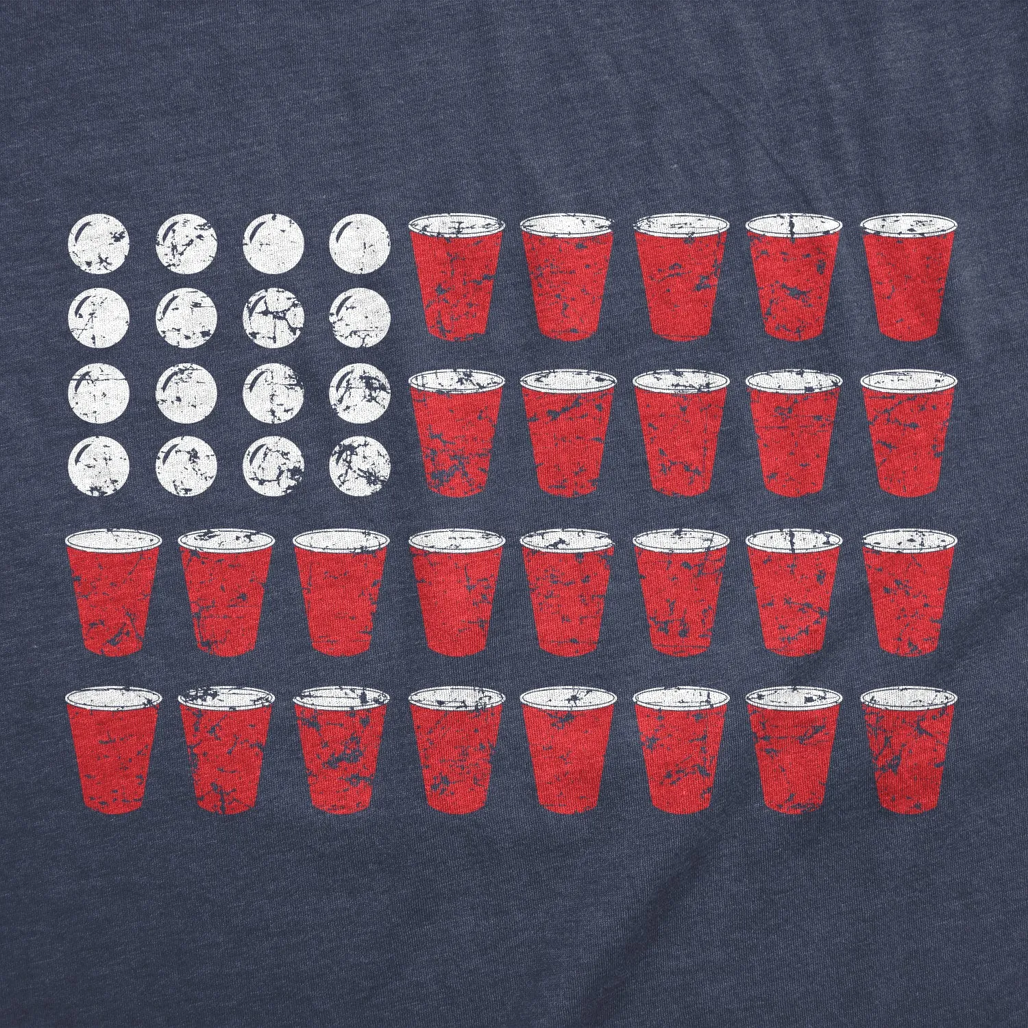 Beer Pong Flag Men's T Shirt sold by Crazy Dog T-Shirts product image thumbnail 2