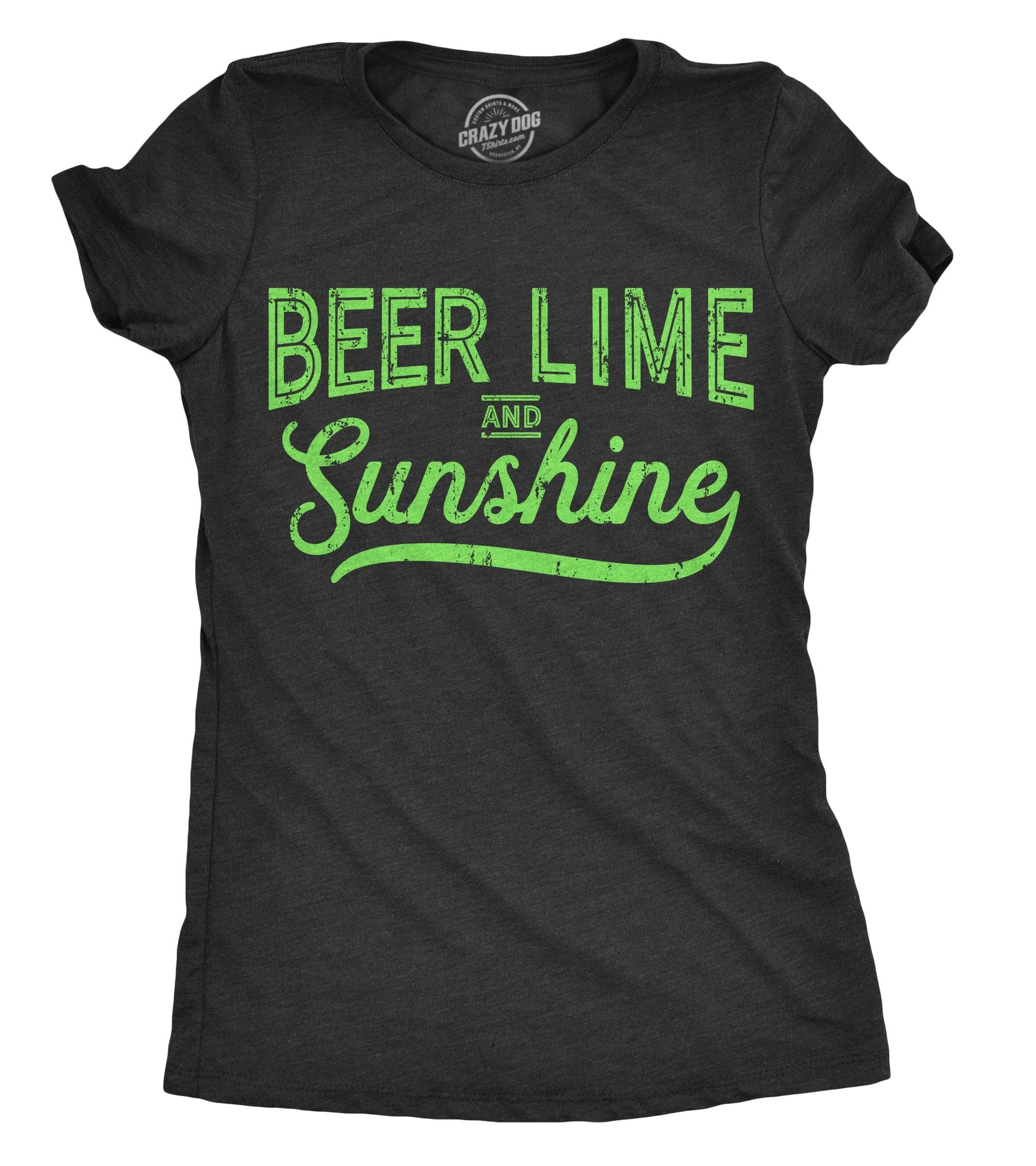 Beer Lime and Sunshine Women's T Shirt sold by Crazy Dog T-Shirts