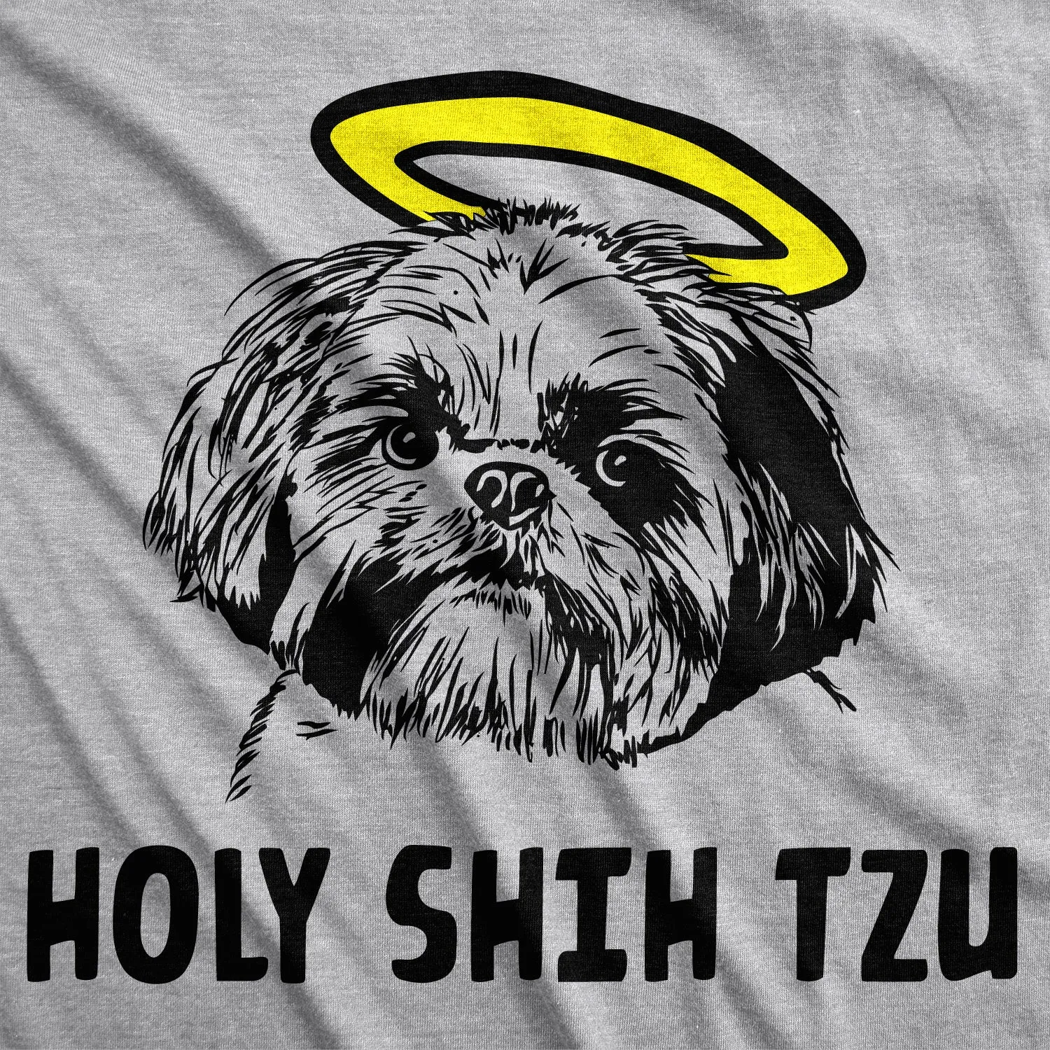 Holy Shih Tzu Men's T Shirt sold by Crazy Dog T-Shirts product image thumbnail 2