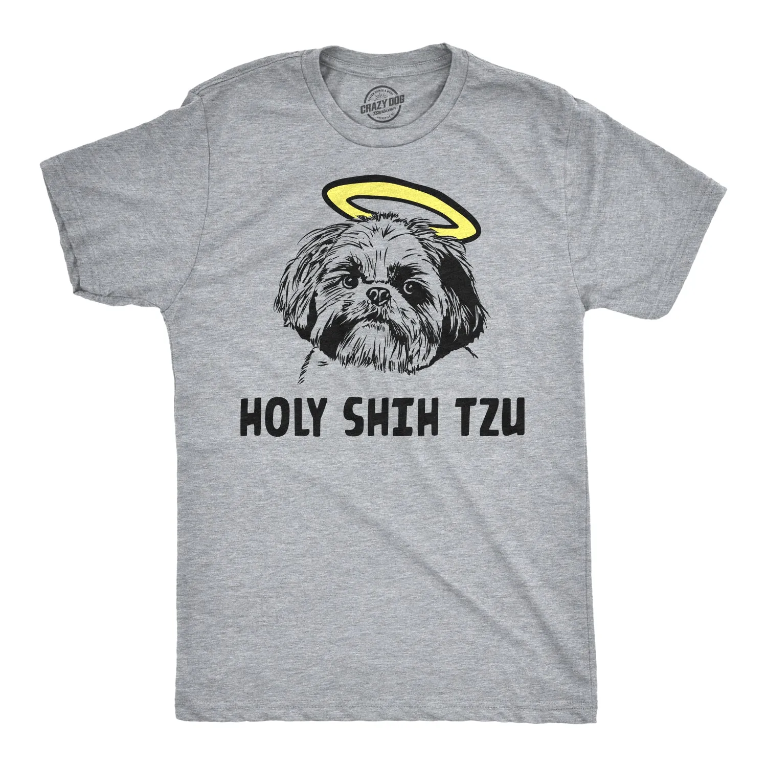 Holy Shih Tzu Men's T Shirt sold by Crazy Dog T-Shirts