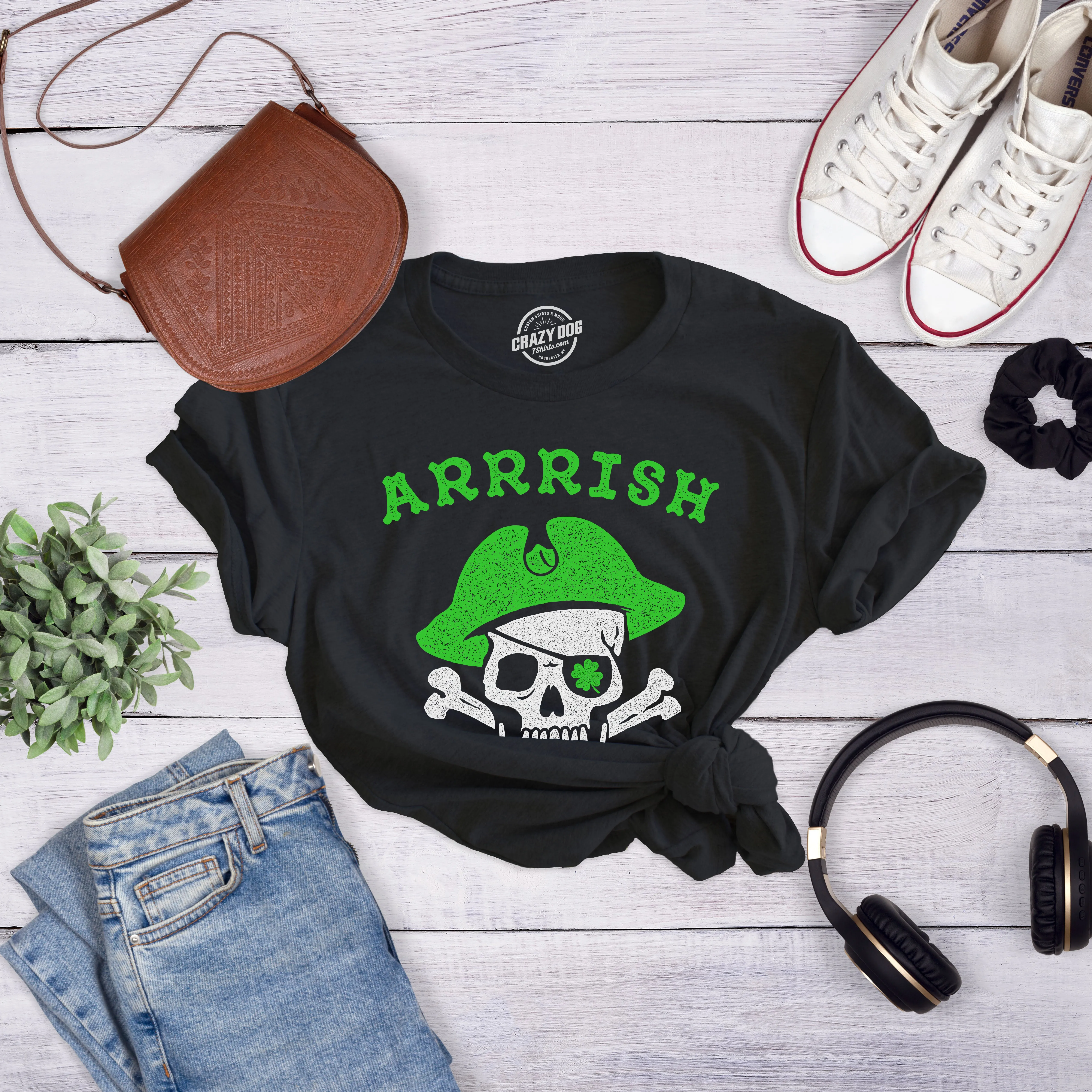 Arrrish Women's T Shirt sold by Crazy Dog T-Shirts product image thumbnail 3