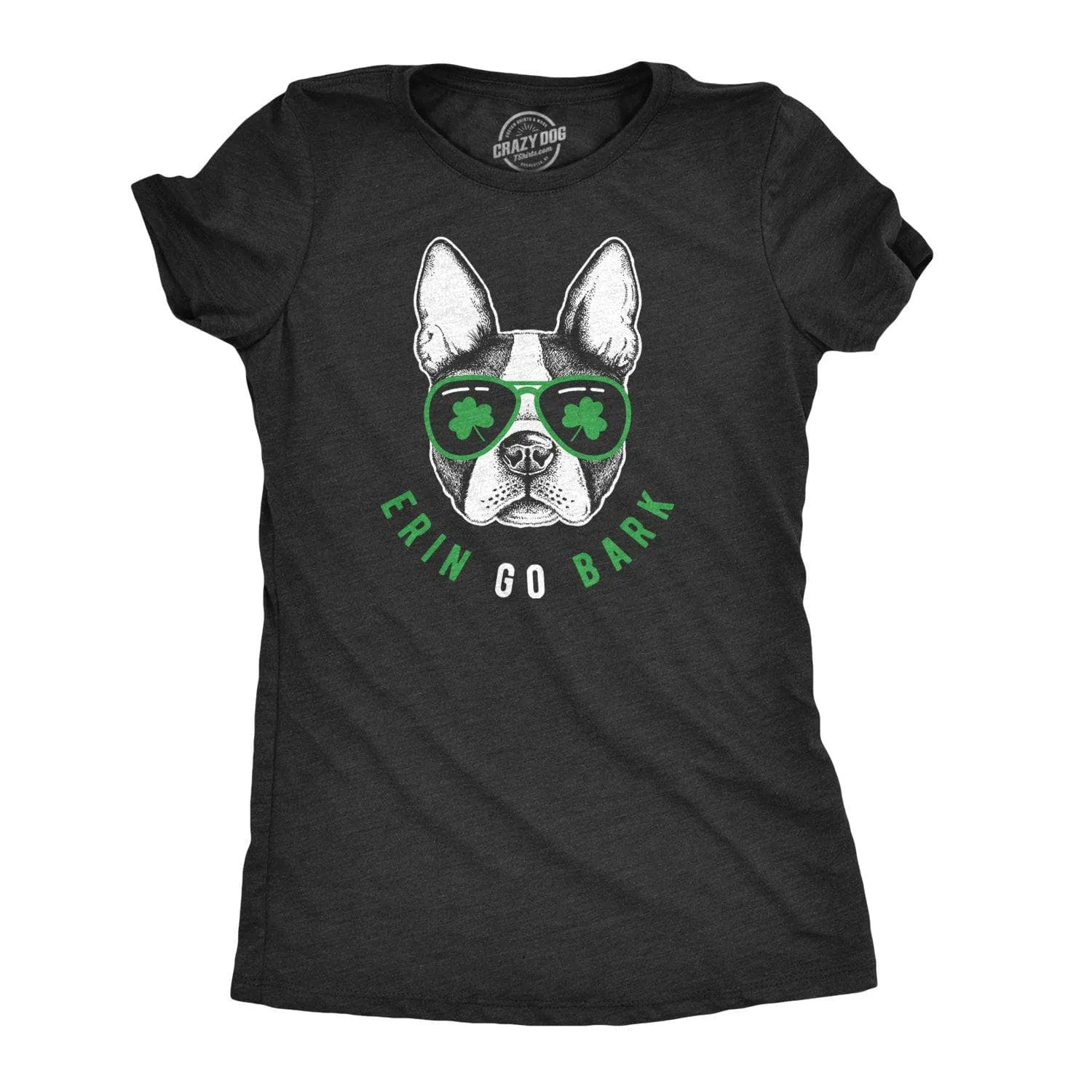 Erin Go Bark Women's T Shirt sold by Crazy Dog T-Shirts product image thumbnail 4