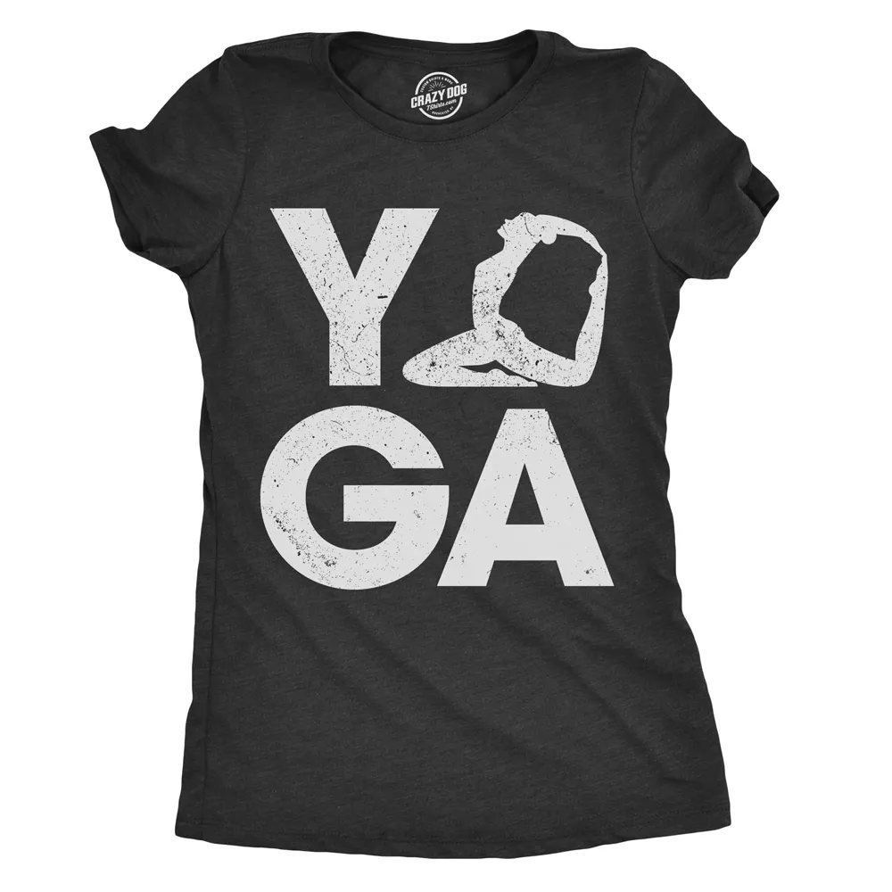 Yoga Pose Women's T Shirt sold by Crazy Dog T-Shirts