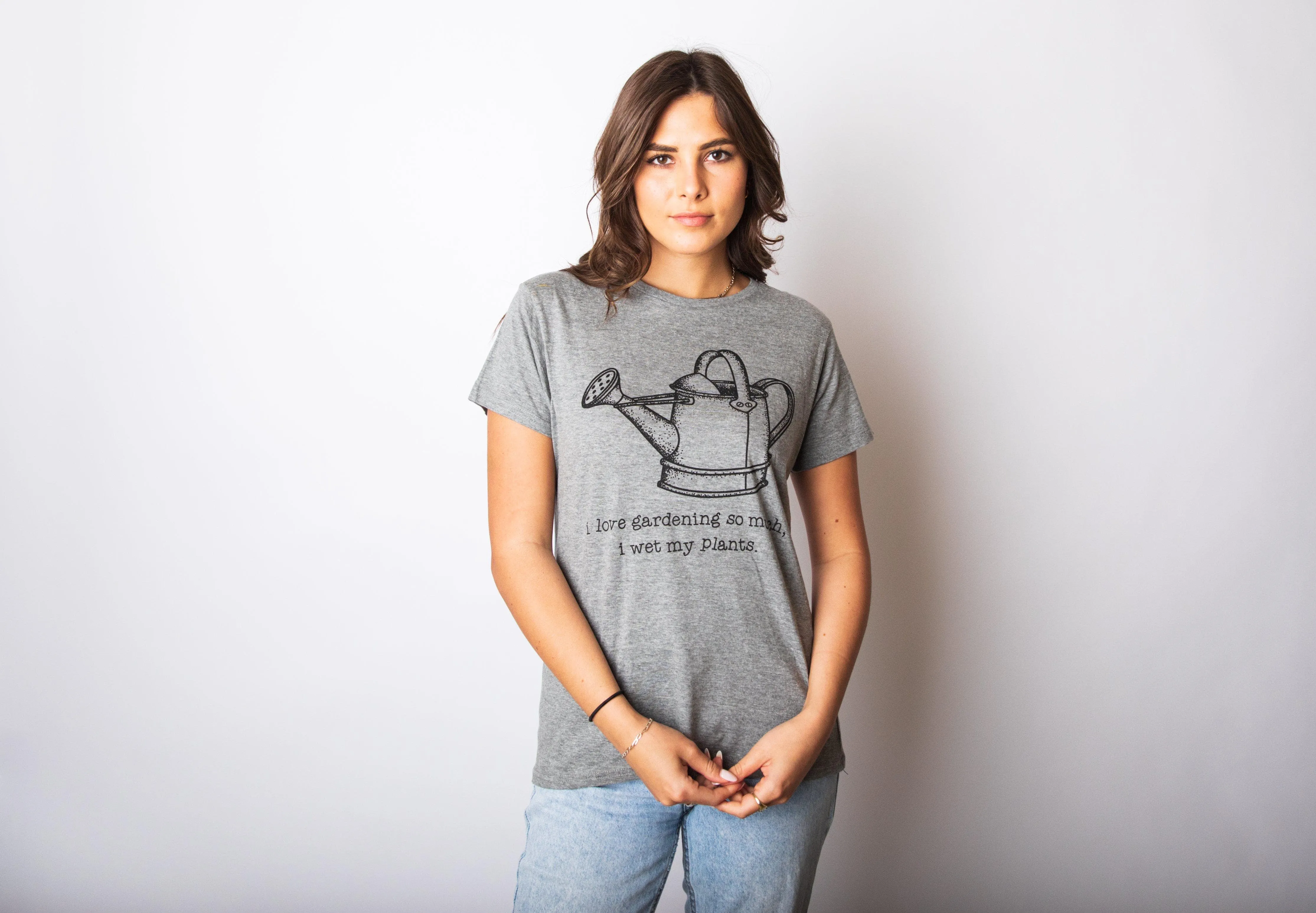 I Love Gardening So Much I Wet My Plants Women's T Shirt sold by Crazy Dog T-Shirts product image thumbnail 3