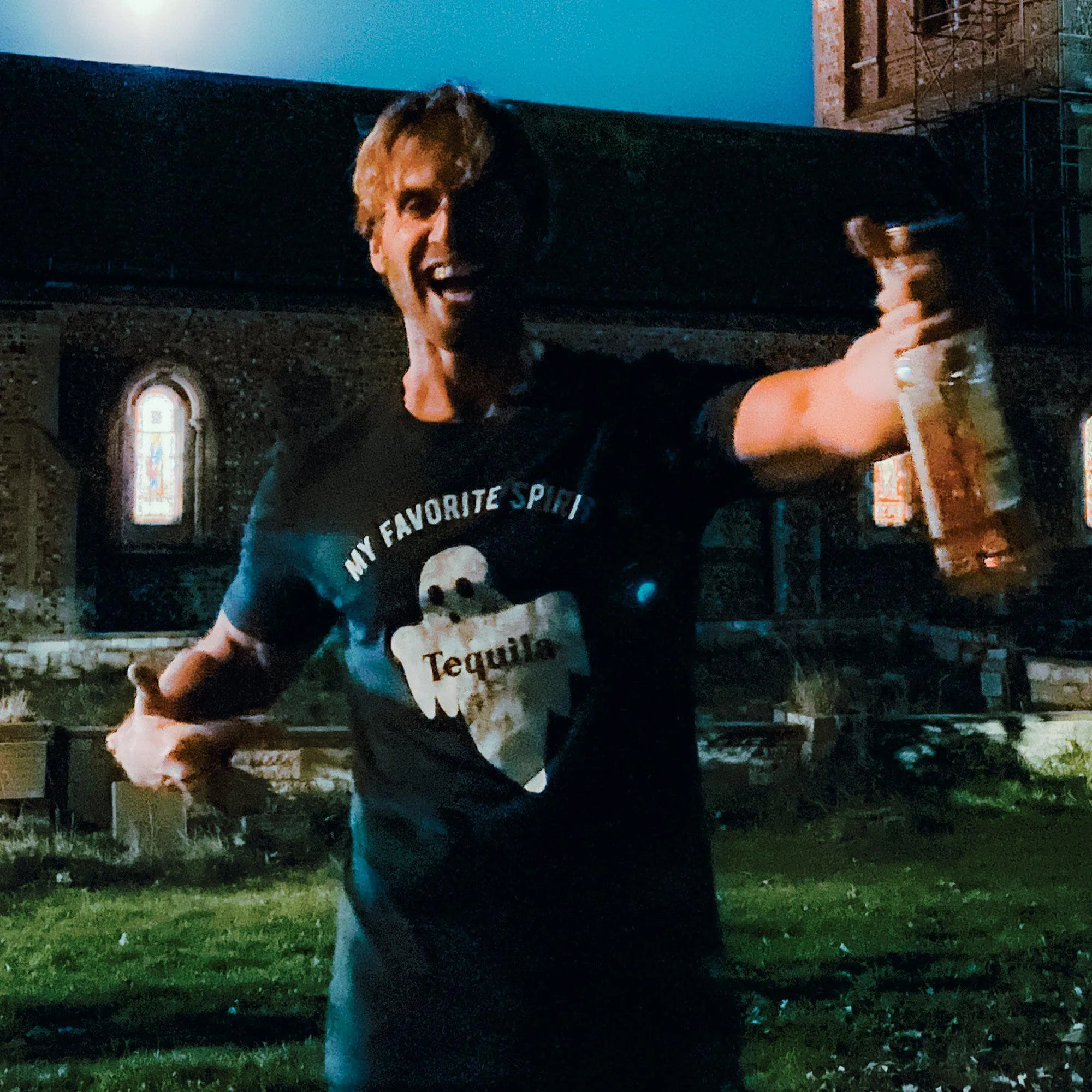 My Favorite Spirit Tequila Men's T Shirt sold by Crazy Dog T-Shirts product image thumbnail 4