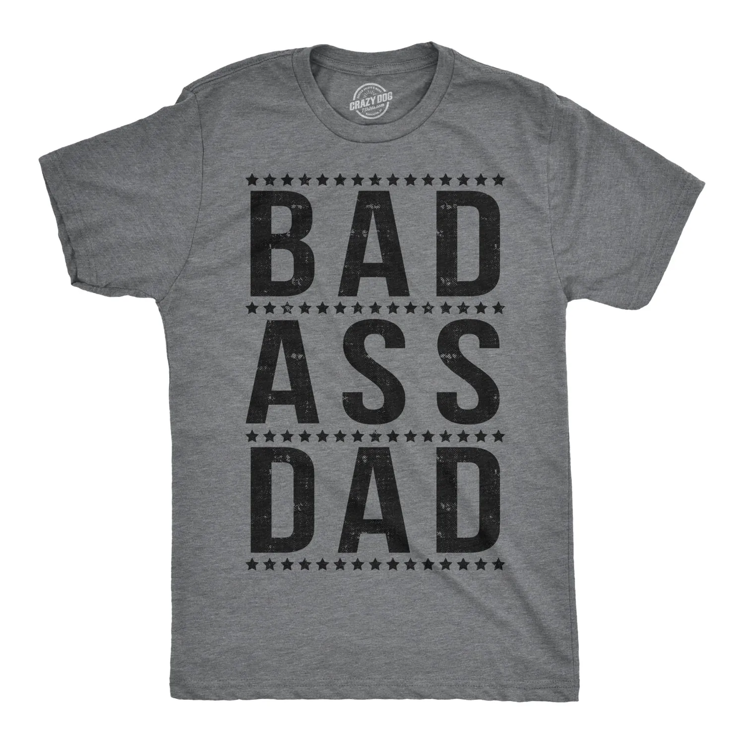 Bad A Dad Men's T Shirt sold by Crazy Dog T-Shirts