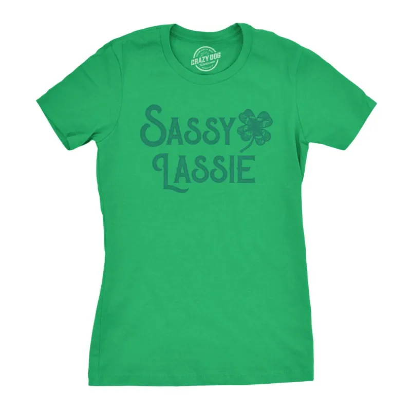 Sassy Lassie Women's T Shirt sold by Crazy Dog T-Shirts