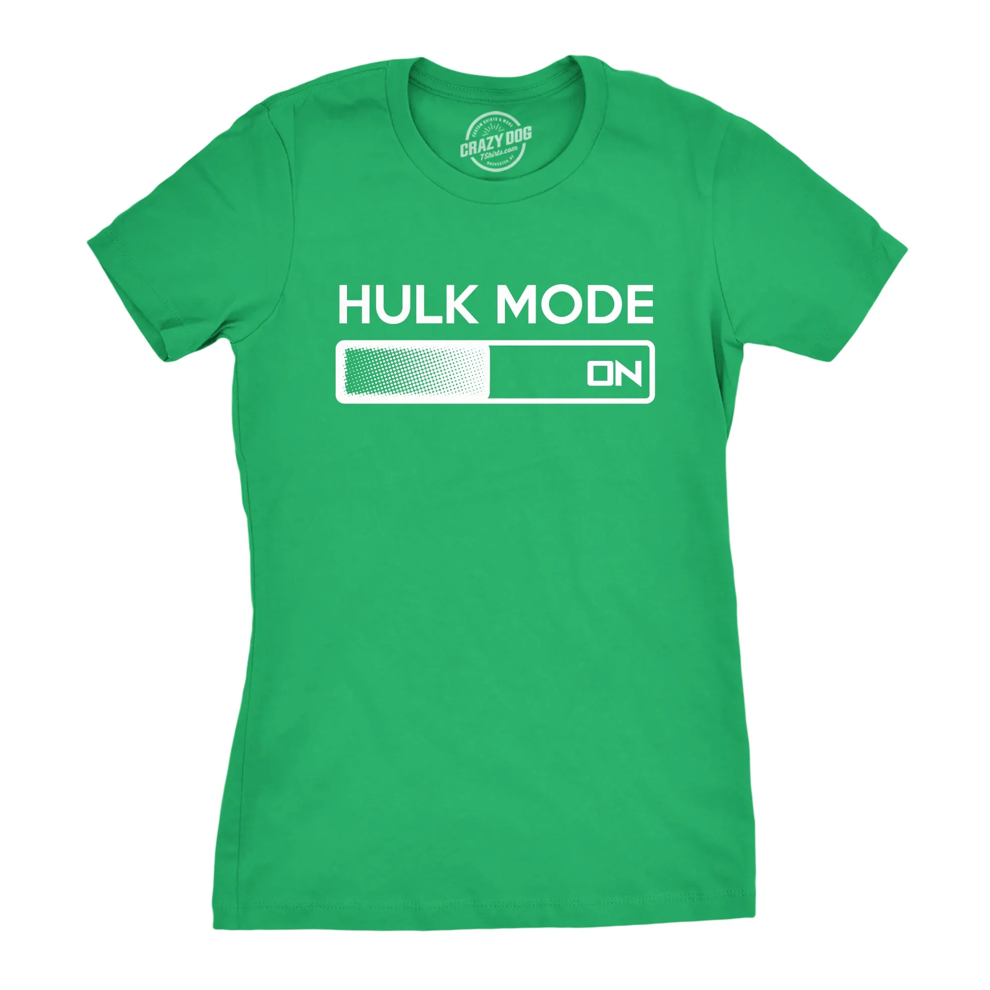 Hulk Mode On Women's T Shirt sold by Crazy Dog T-Shirts product image thumbnail 3
