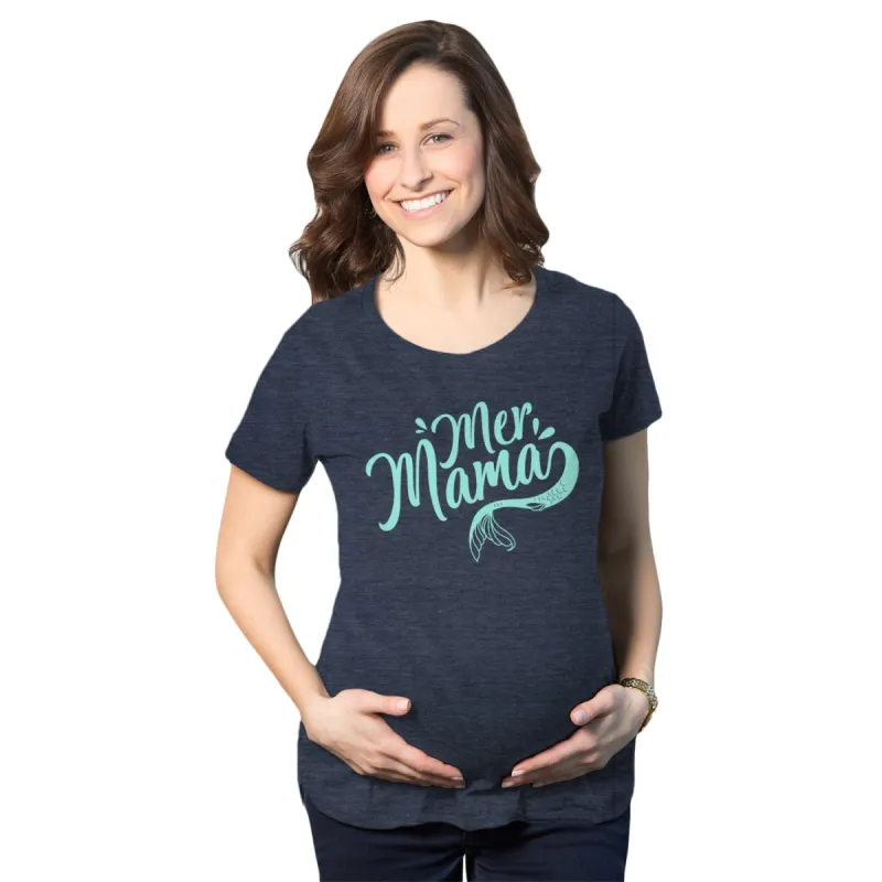 Mermama Maternity T Shirt sold by Crazy Dog T-Shirts