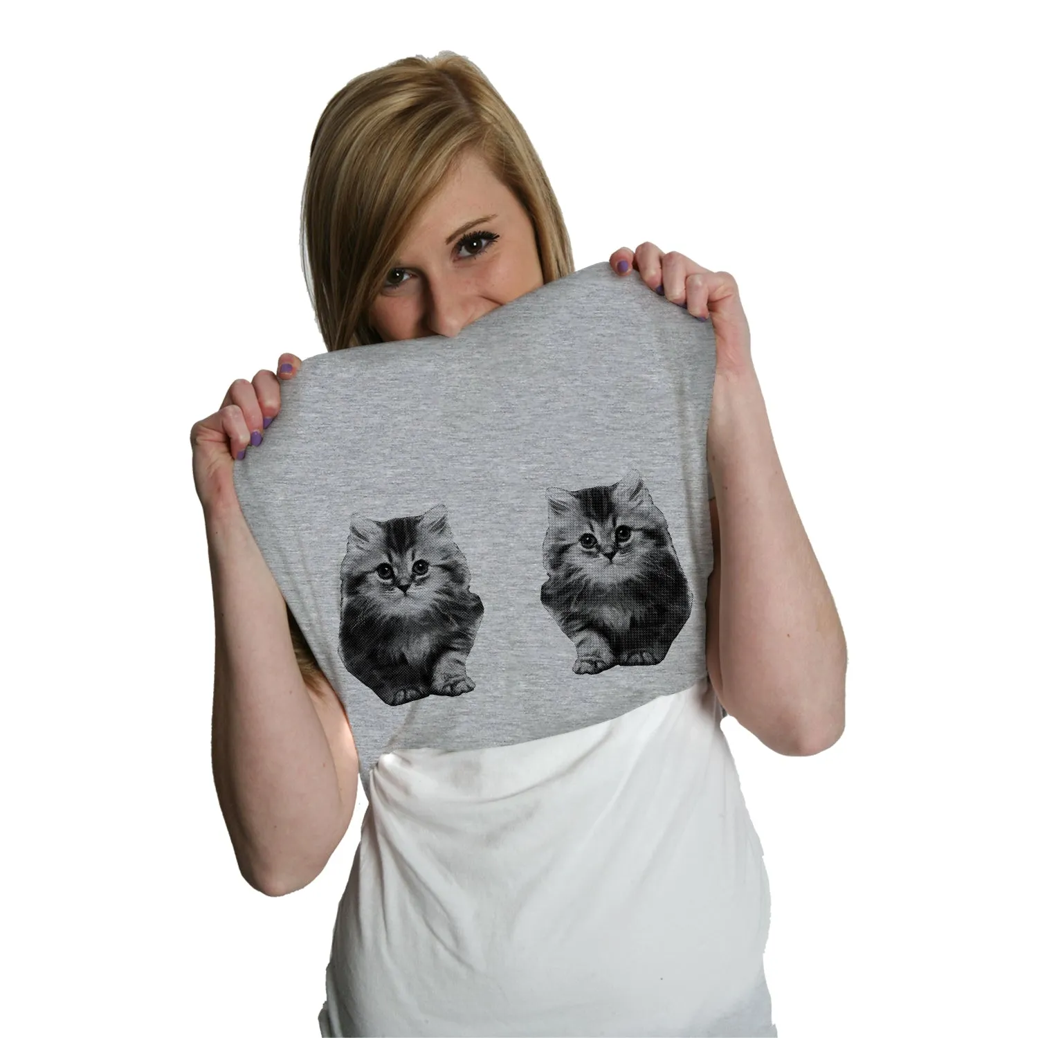 Ask Me About My Kitties Women's T Shirt sold by Crazy Dog T-Shirts
