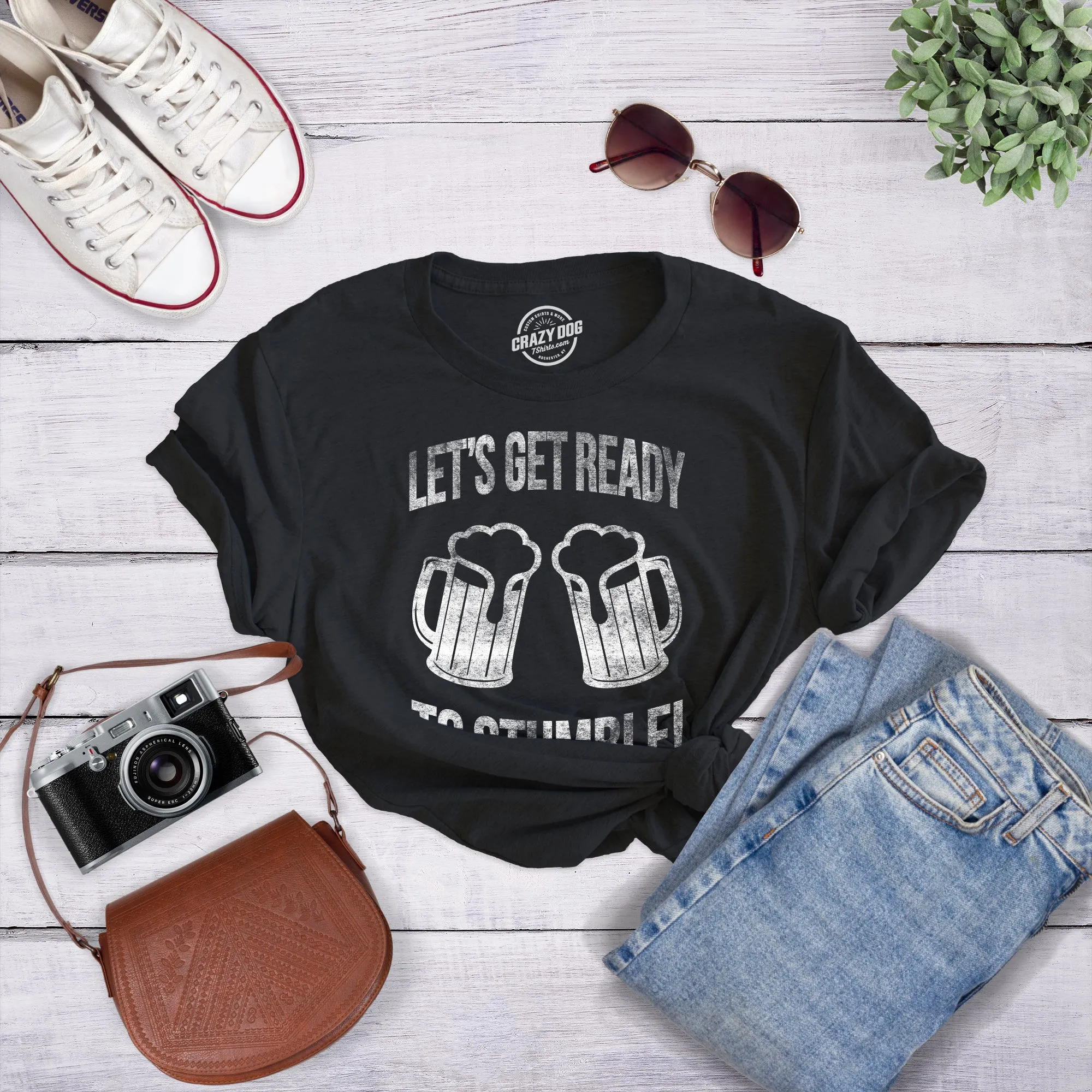 Lets Get Ready To Stumble Women's T Shirt sold by Crazy Dog T-Shirts product image thumbnail 5