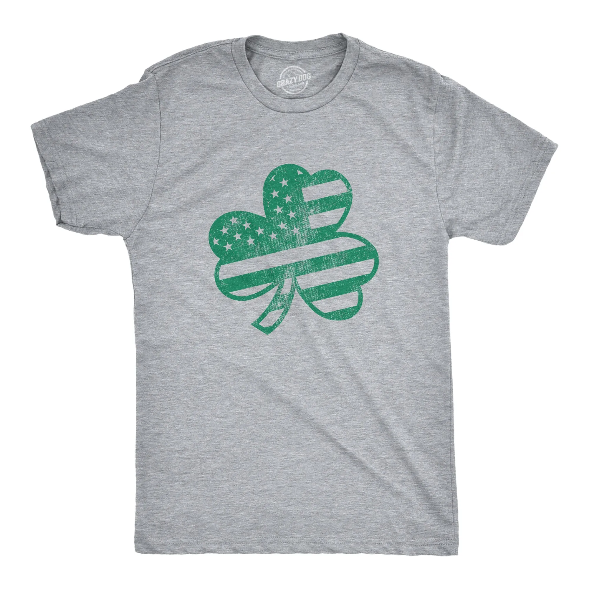 American Shamrock Men's T Shirt sold by Crazy Dog T-Shirts